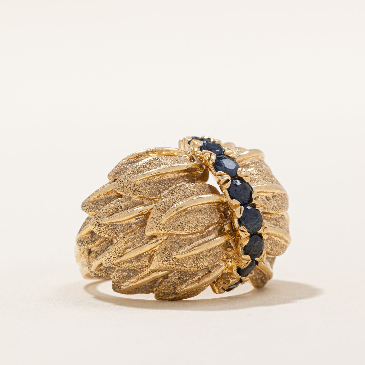 Exquisite 0.77ctw Sapphire Cocktail Ring - Size 6.25 - Elegant Blue Gemstone Jewelry for Women - Perfect for Evening Parties, Weddings & Special Occasions