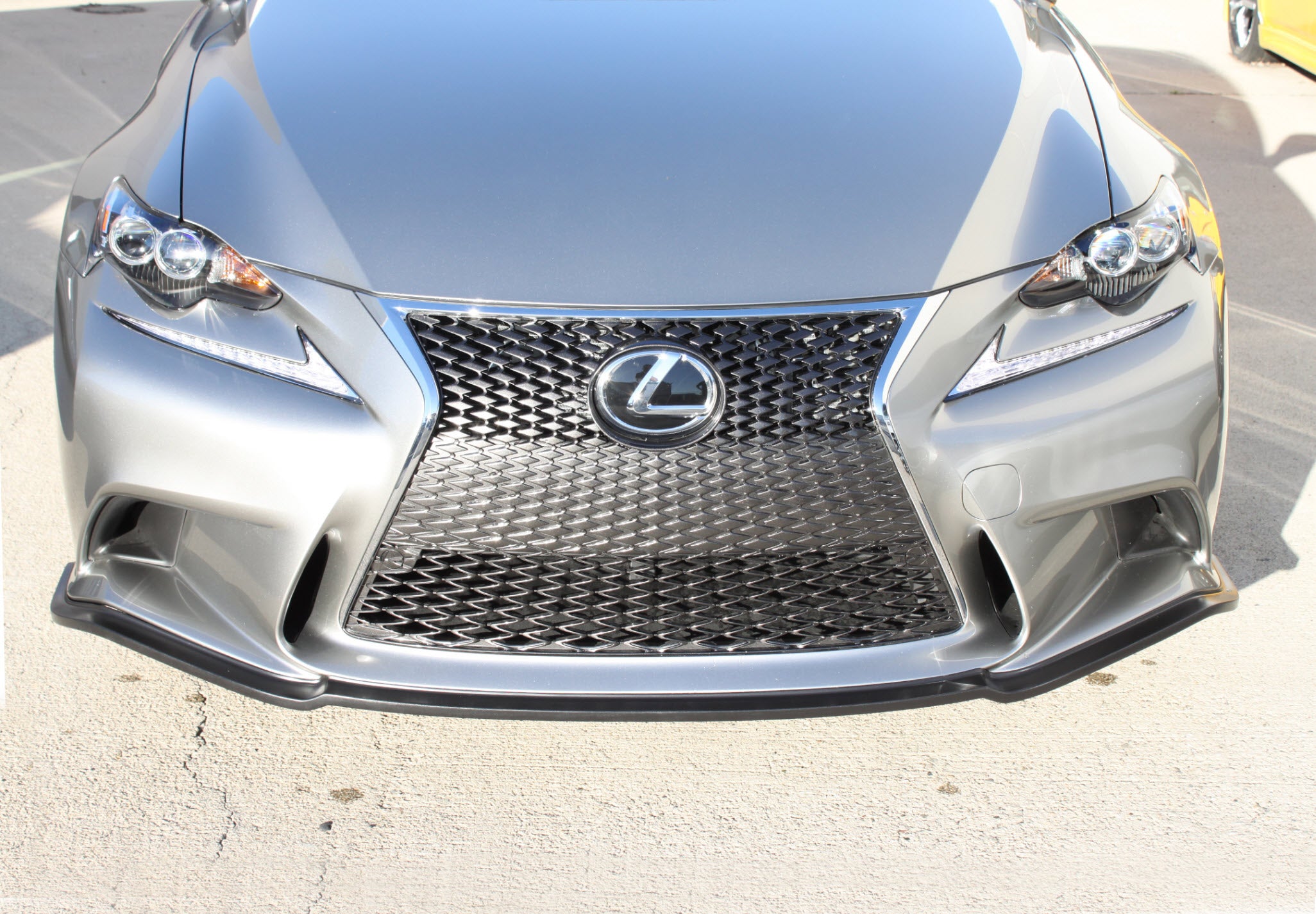 2014-2015 Lexus IS250 IS350 F Sport Front Bumper Lip Splitter Spoiler - KB31001 | Enhance Style & Aerodynamics for Sporty Look | Perfect for Racing & Car Shows