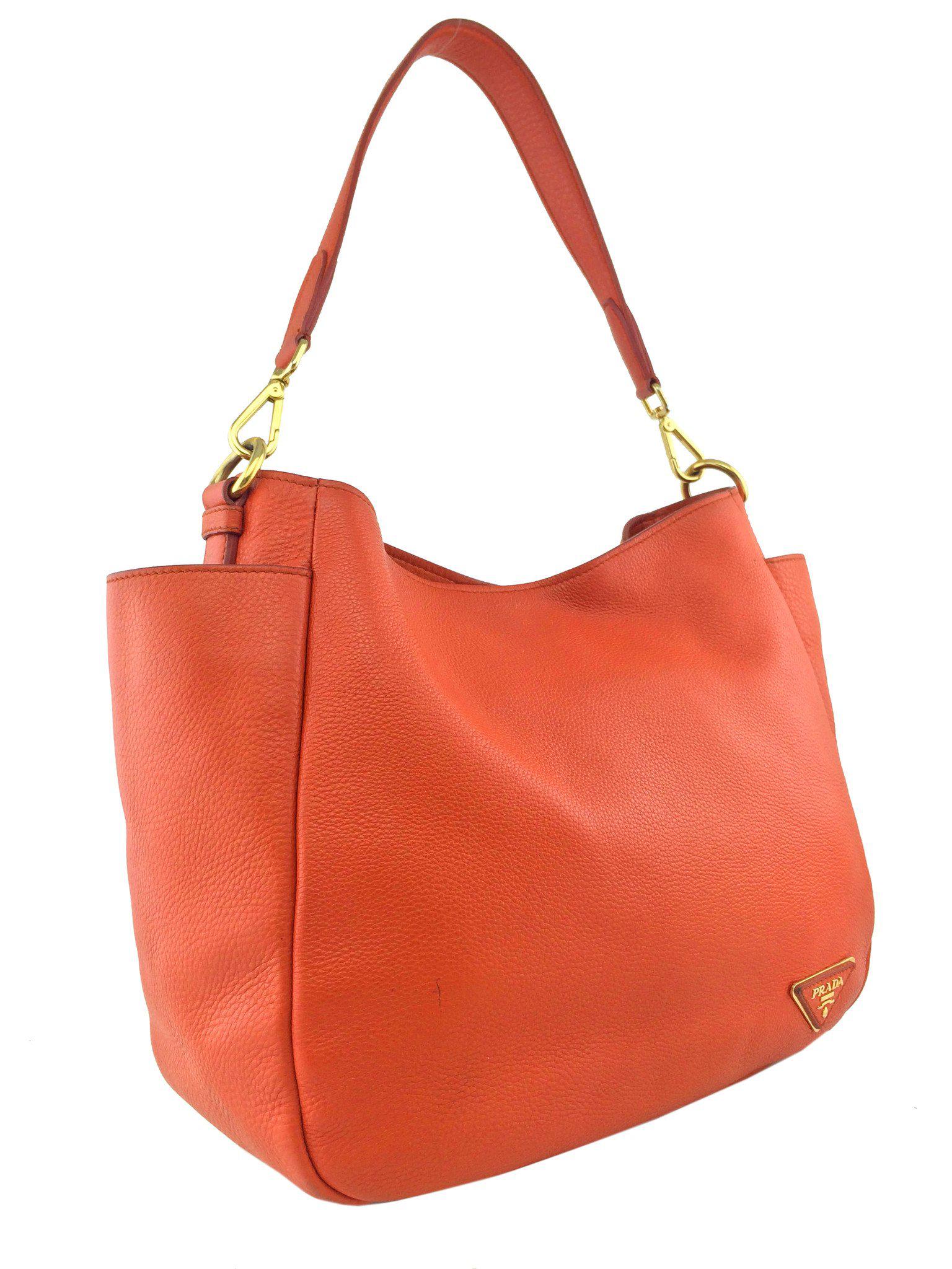 Prada Vitello Daino Leather Side Pocket Tote Bag for Women | Luxury Designer Handbag with Zipper Compartment | Perfect for Work, Travel & Everyday Use