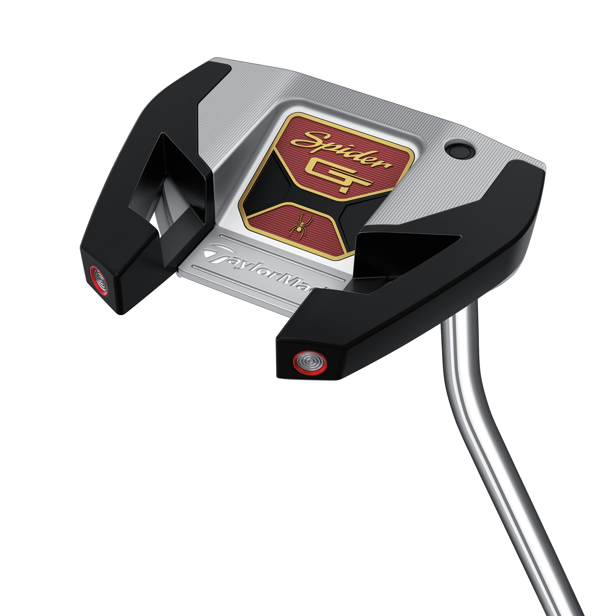 TaylorMade Spider GT Putter - Red, Silver, Black Golf Club | High-Performance Mallet Putter for Precision Putting | Perfect for PGA Tour-Level Golfers & Practice Greens