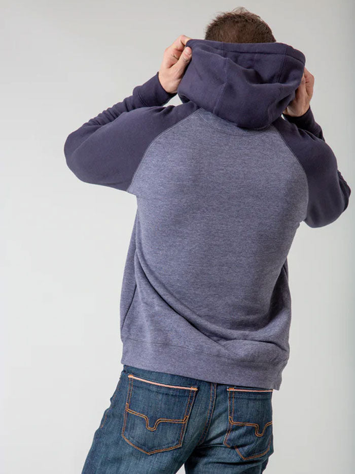 Kimes Ranch BLAZE 2 Men's Hoodie - Navy Blue Pullover Sweatshirt for Casual Wear & Outdoor Activities