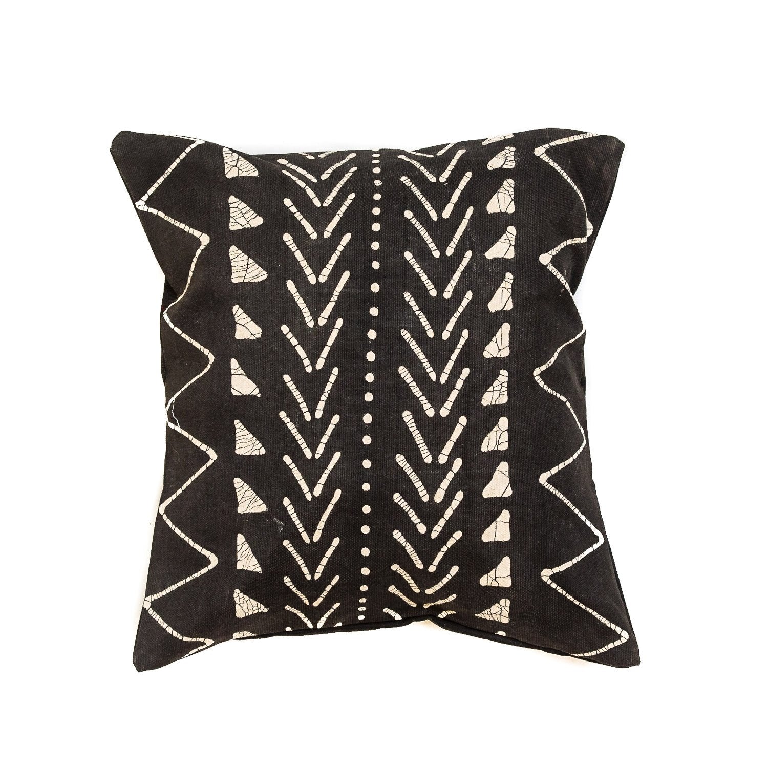 Matika Black Linear Cushion Cover - Soft & Stylish Decorative Pillow Case for Sofa, Bed, Chair - Home Decor & Living Room Accessories