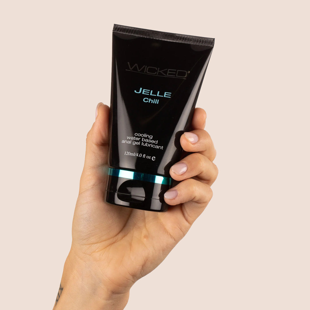 Wicked Jelle Chill Cooling Lubricant - Extra Thick Water-Based Personal Lube for Enhanced Sensation & Comfort | Perfect for Couples, Massage & Intimate Moments