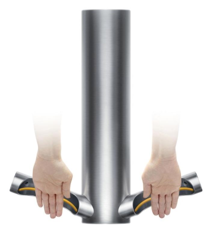 Dyson Airblade 9kJ Hand Dryer - High-Speed, Energy-Efficient Commercial Hand Dryer for Restrooms, Kitchens & Public Spaces - Perfect for Offices, Hotels & Restaurants