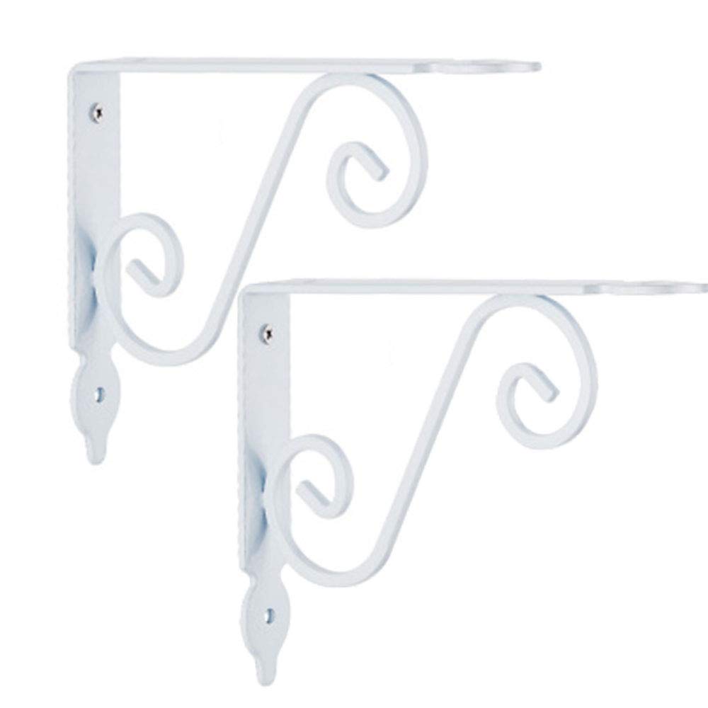 Sturdy Triangle Wall Shelf Bracket - Heavy Duty Iron Hanging Shelf Support for Home Storage & Organization | Perfect for Living Room, Bedroom, Kitchen & Office Decor