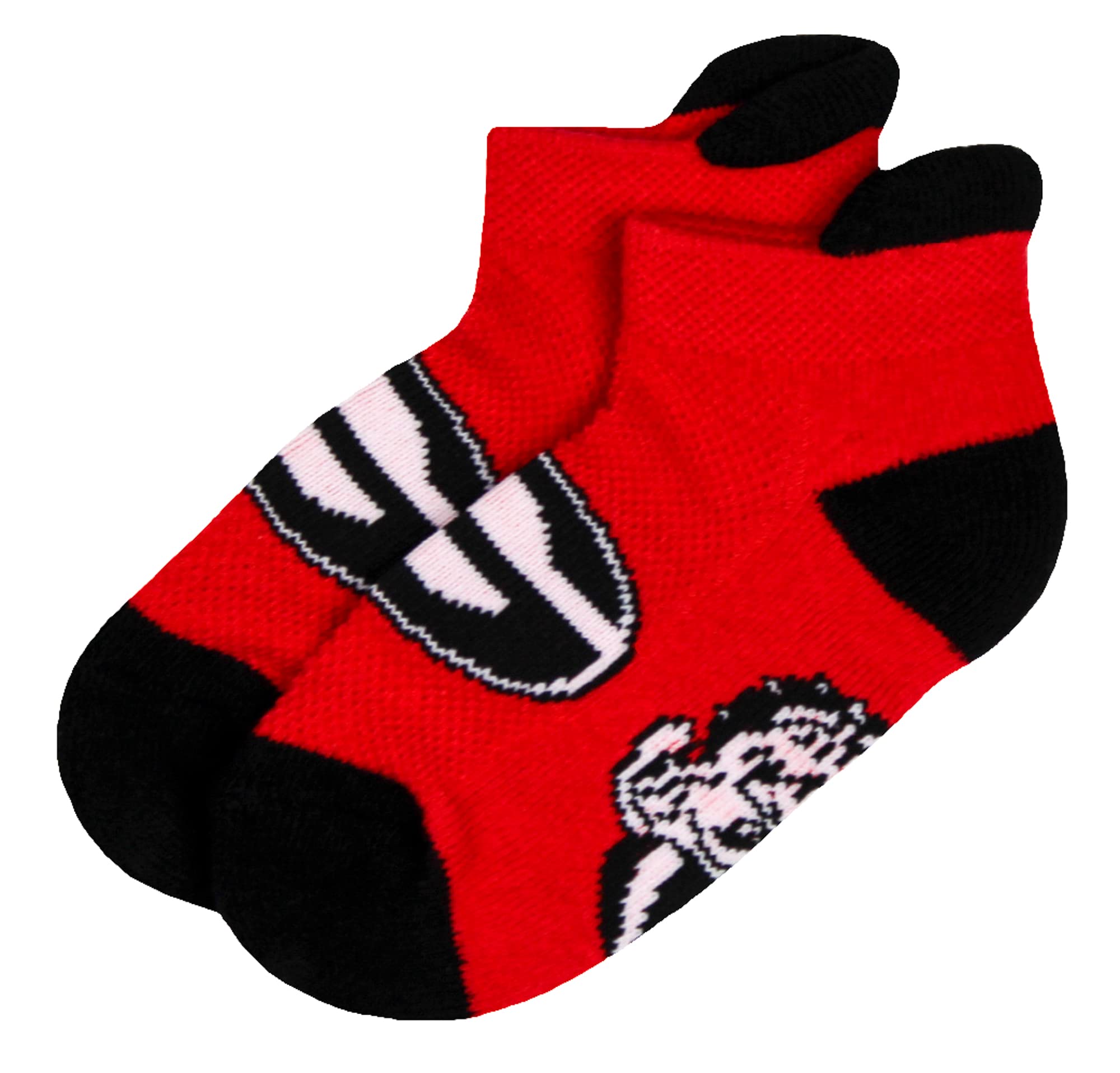 Georgia Bulldogs Kids' Football Team Socks - Red & Black Team Colors, Non-Slip Grip, Soft Cotton Blend for Boys & Girls Ages 3-5 Years - Perfect for Game Day, School Spirit & Sports Fan Gifts