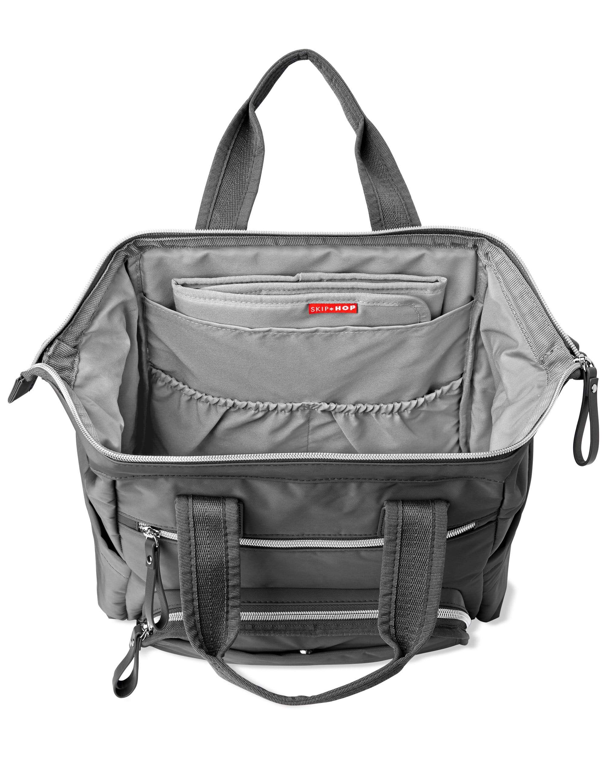 Skip Hop Mainframe Wide Open Changing Backpack - Stylish & Functional Diaper Bag for Parents - Perfect for Travel, Daycare & On-the-Go Baby Essentials