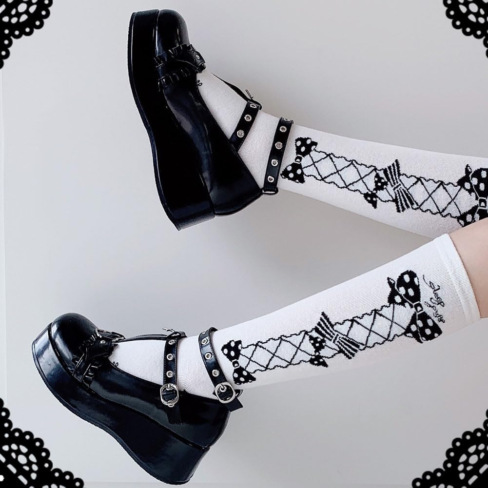 CELNEPHO Women's Mary Jane Shoes - Cute Ankle Strap Platform Wedge High Heel Pumps for Party, Gothic & Dress Occasions | Comfortable & Stylish for Weddings, Prom & Evening Events
