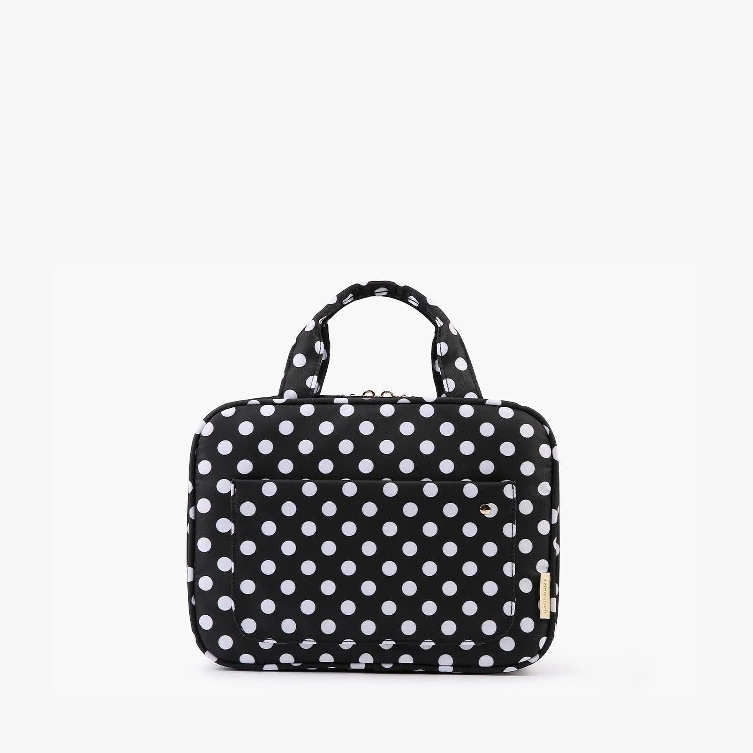 White dots on black