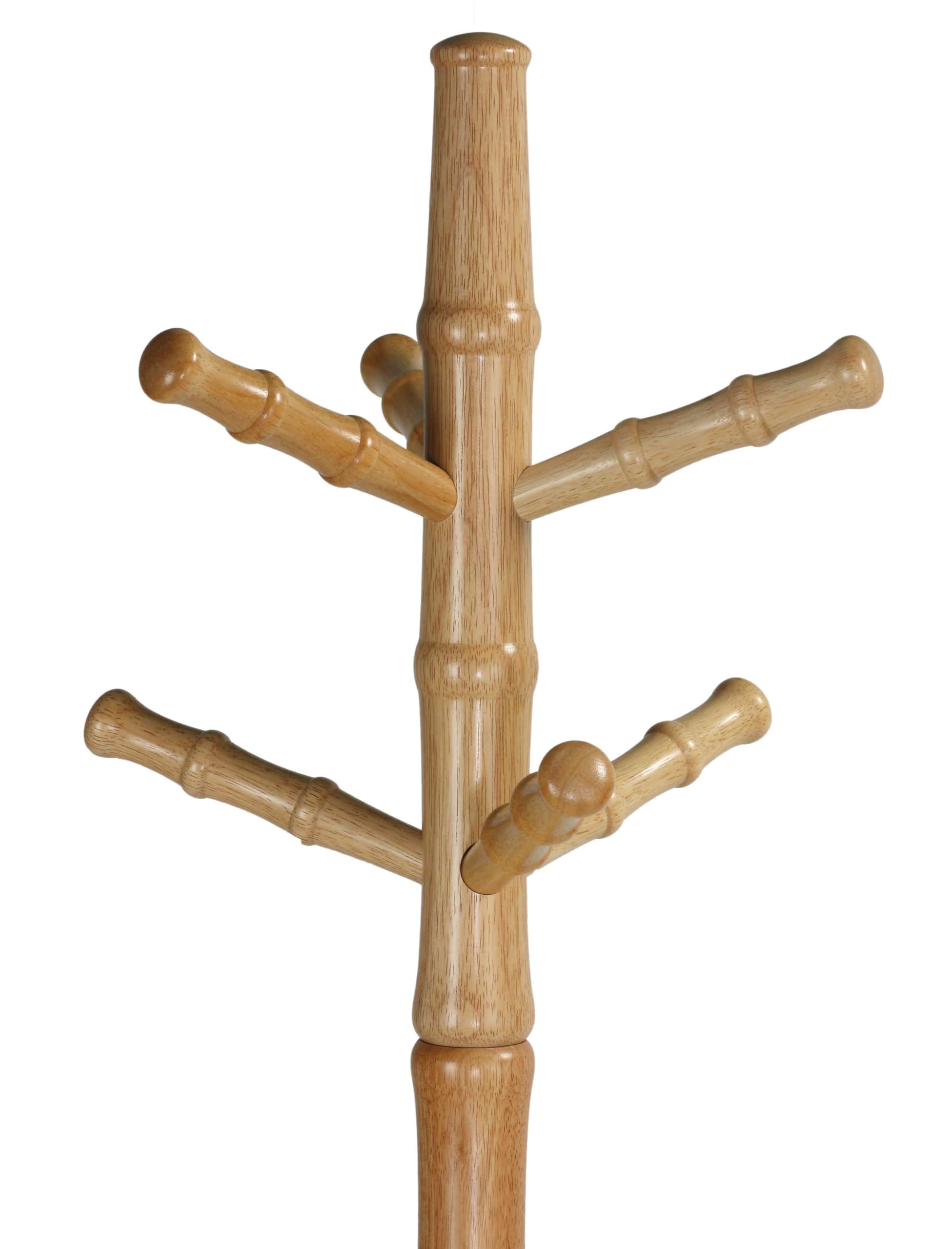 Cortesi Home Monica Wooden Coat Rack - Stylish Entryway Organizer for Hats, Coats & Bags | Perfect for Hallway, Bedroom or Mudroom Decor