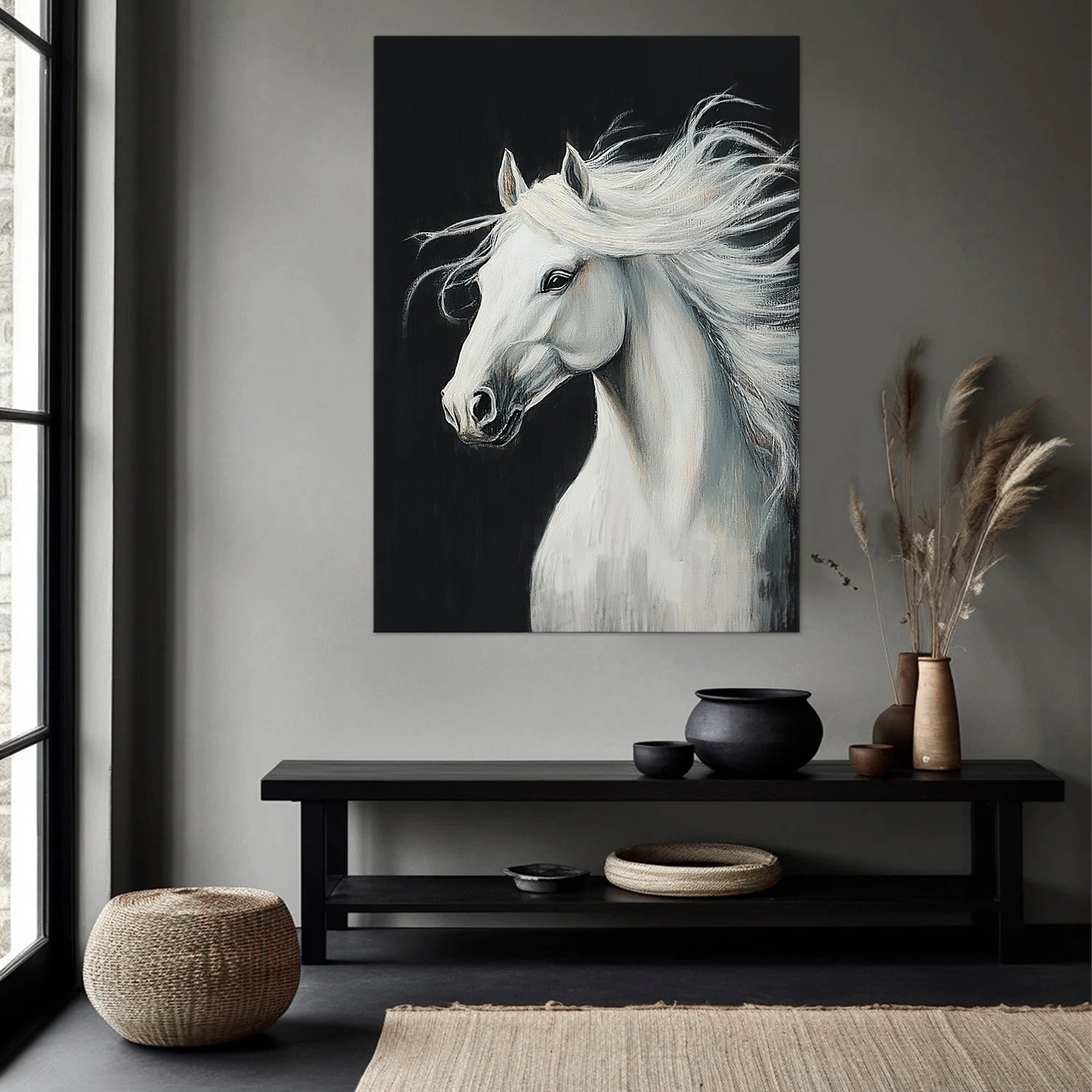 Animal Art Painting #AP105 - Handmade Wildlife Canvas Wall Decor for Living Room, Bedroom & Office