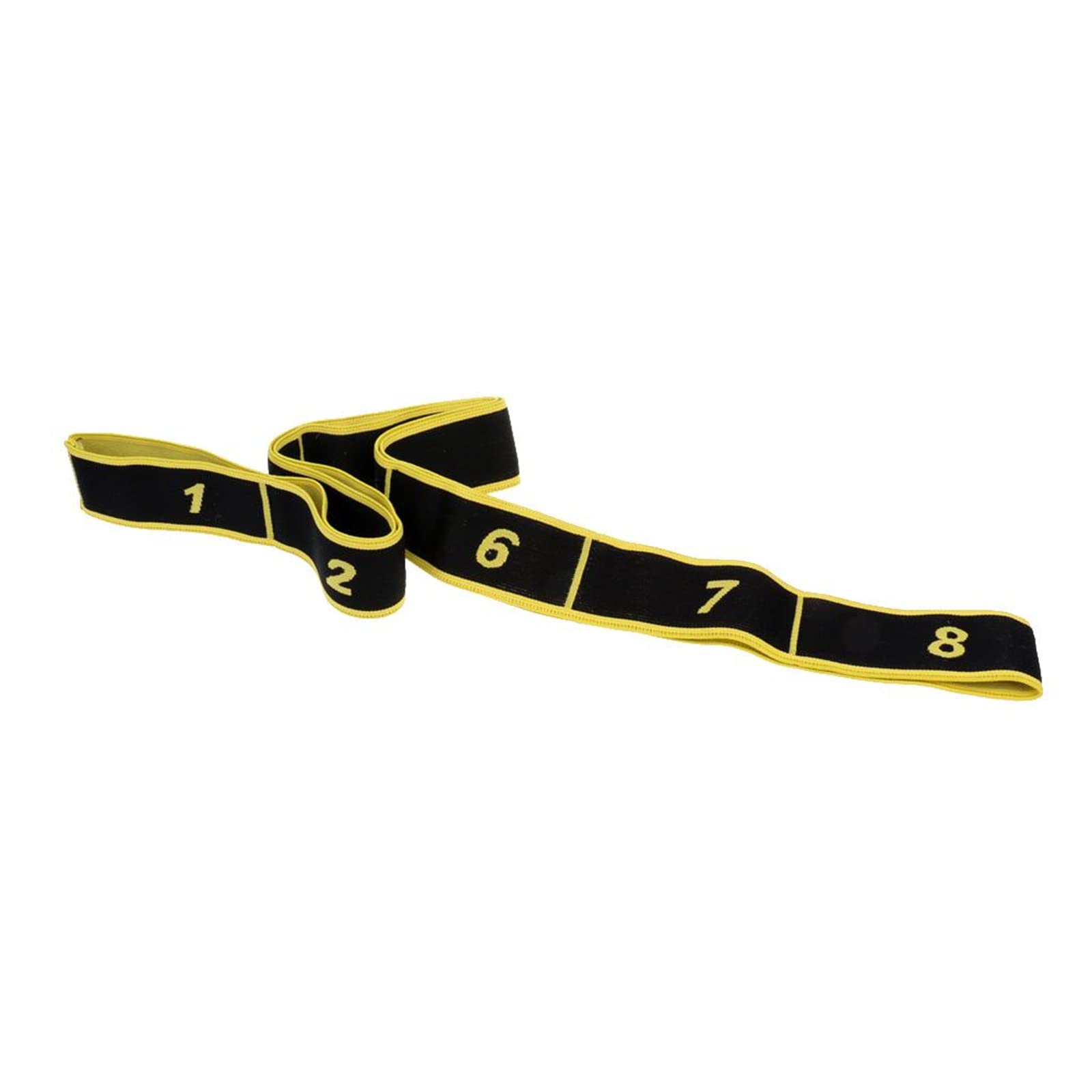 Elastiband Resistance Loop Bands Set - 8 Pack 15kg/33lbs Exercise Bands for Gym, Yoga, Pilates & Stretching - 90cm/35inch Fitness Bands for Women & Men (Yellow, 90x4cm) - Perfect for Home Workouts, Physical Therapy & Strength Training