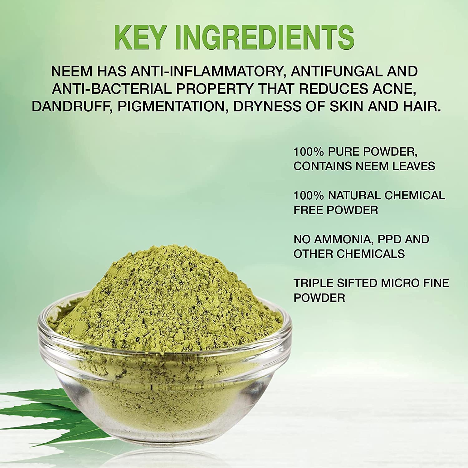 Bindian Pure Rose, Orange Peel, Neem & Aloe Vera Powder Face Mask - Natural Skin Care for Deep Pore Cleansing & Glowing Complexion (50x4 gm) | DIY Facial Treatment for Acne, Blackheads & Dry Skin