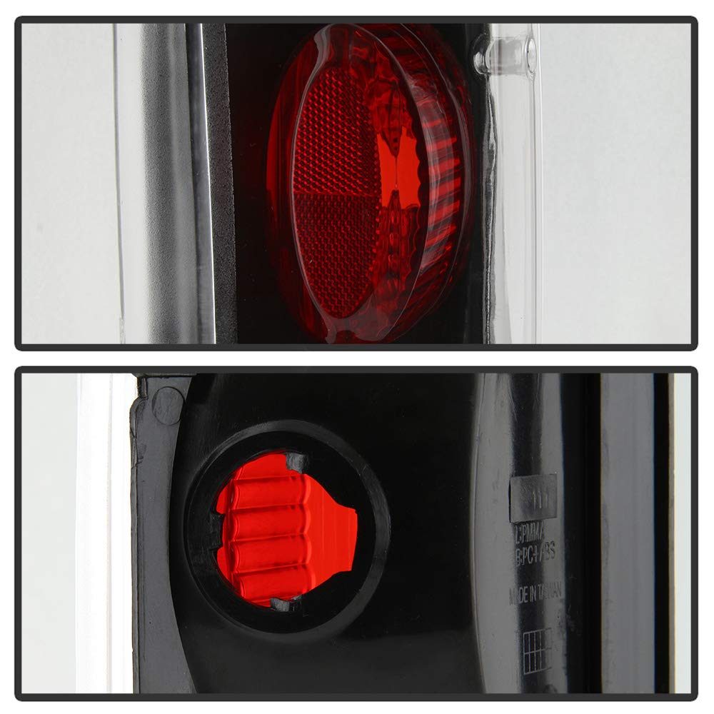 ACANII LED Tail Lights Brake Lamps Pair for 1987-1996 Ford F150 F250 F350 Bronco - Left & Right Replacement - Enhance Visibility & Style for Off-Roading, Camping & Night Driving