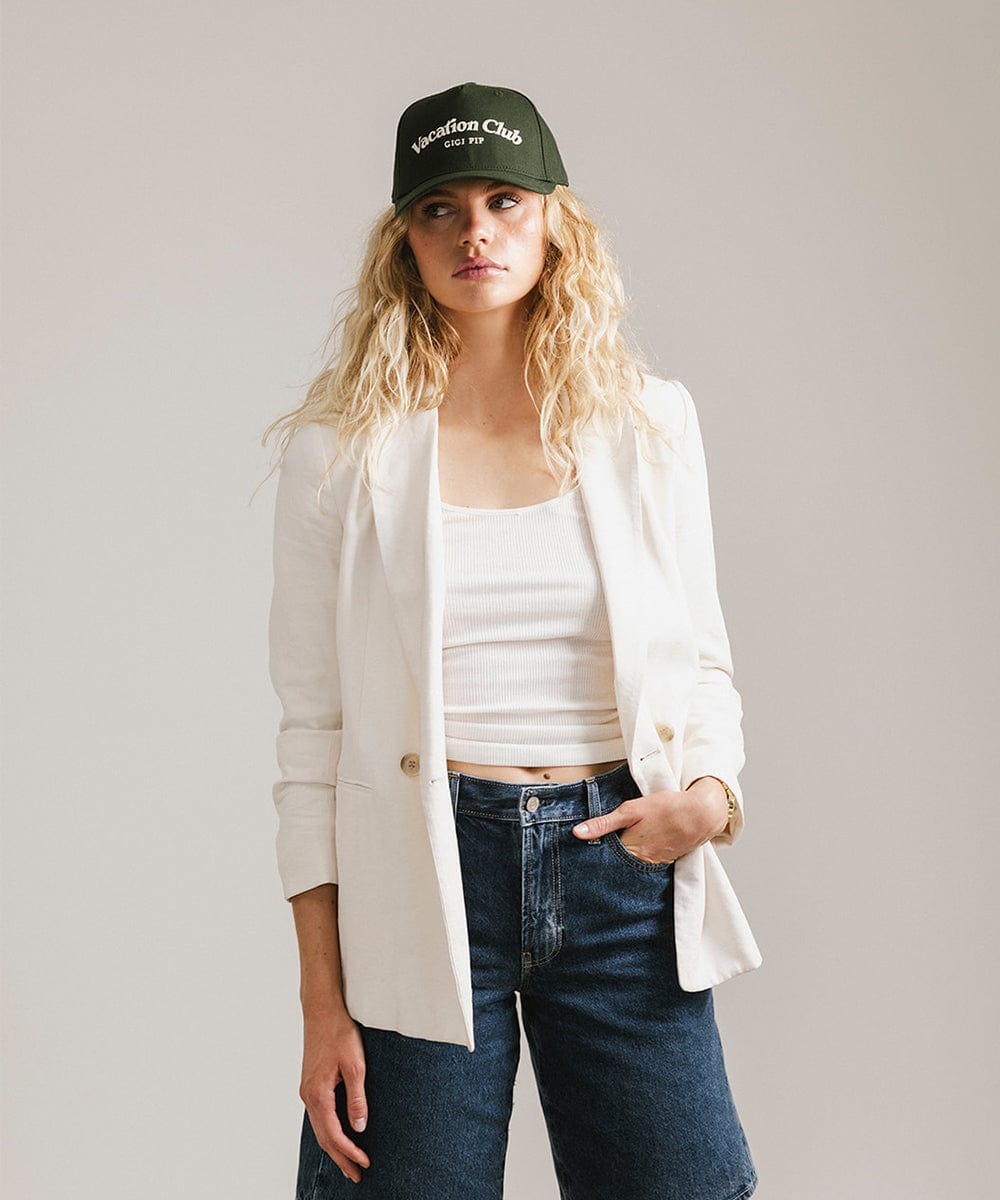 Stylish Vacation Club Trucker Hat - Adjustable Snapback Cap for Men & Women - Perfect for Travel, Beach, and Outdoor Adventures