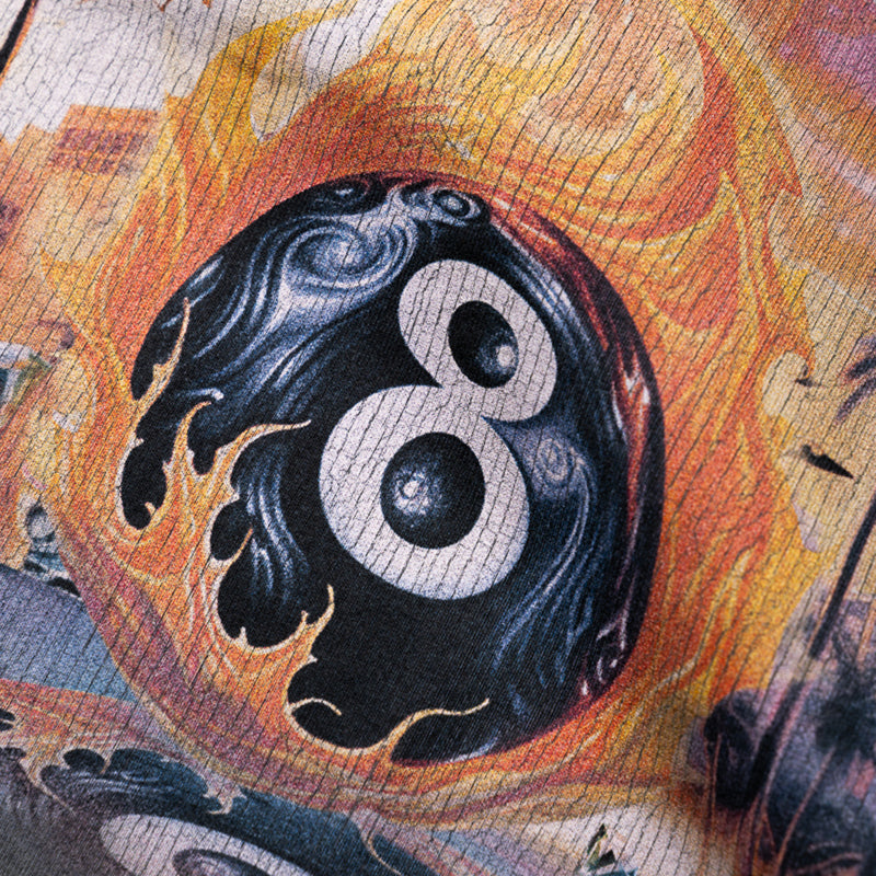Ksubi World Order Biggie Tee - Charcoal Gray Cotton Graphic T-Shirt for Men | Streetwear Fashion & Casual Outfit