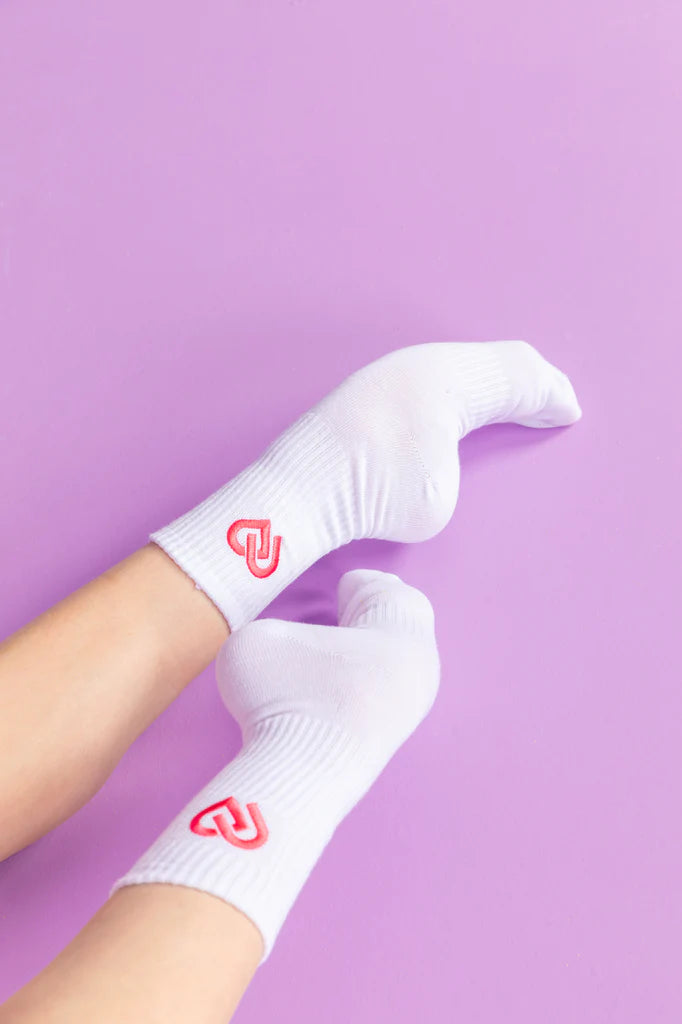 White/Hot Pink