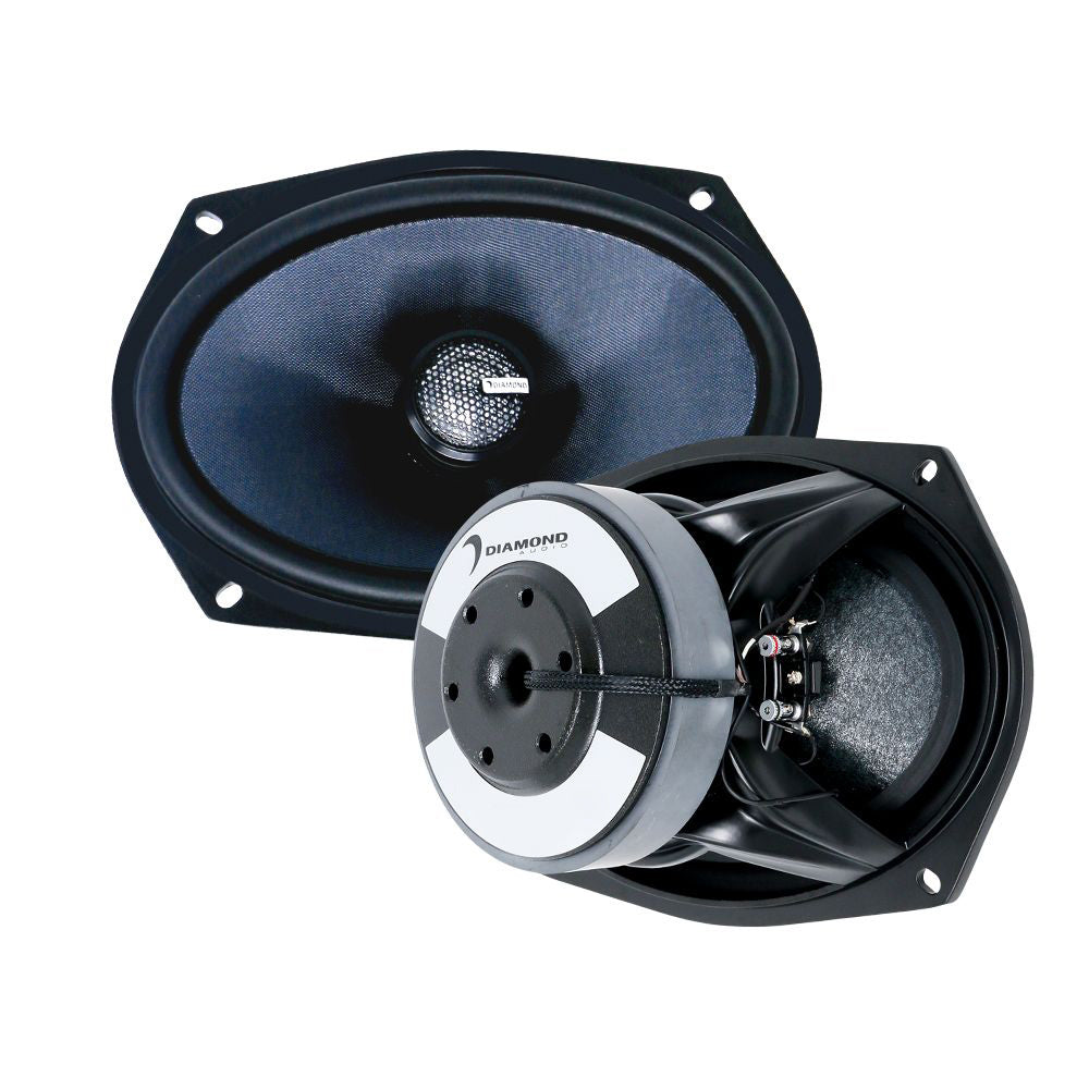 Diamond Audio MSMS692LK 14+ Harley Davidson Motorcycle Speaker Cut in Lid Kit with MS692CXP - Premium Sound Upgrade for Harley Touring Models (Road King, Street Glide, Electra Glide)