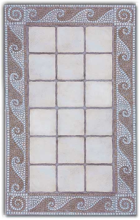 Ceramic Tile Stencils for Trompe L'oeil Painting - DIY Home Decor & Wall Art Design - Perfect for Bathroom, Kitchen Backsplash & Craft Projects