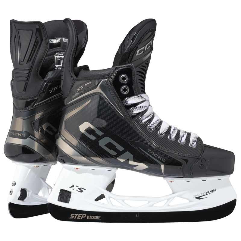 CCM Tacks XF Pro Senior Ice Hockey Skates - High-Performance Hockey Skates for Competitive Play & Training on Ice
