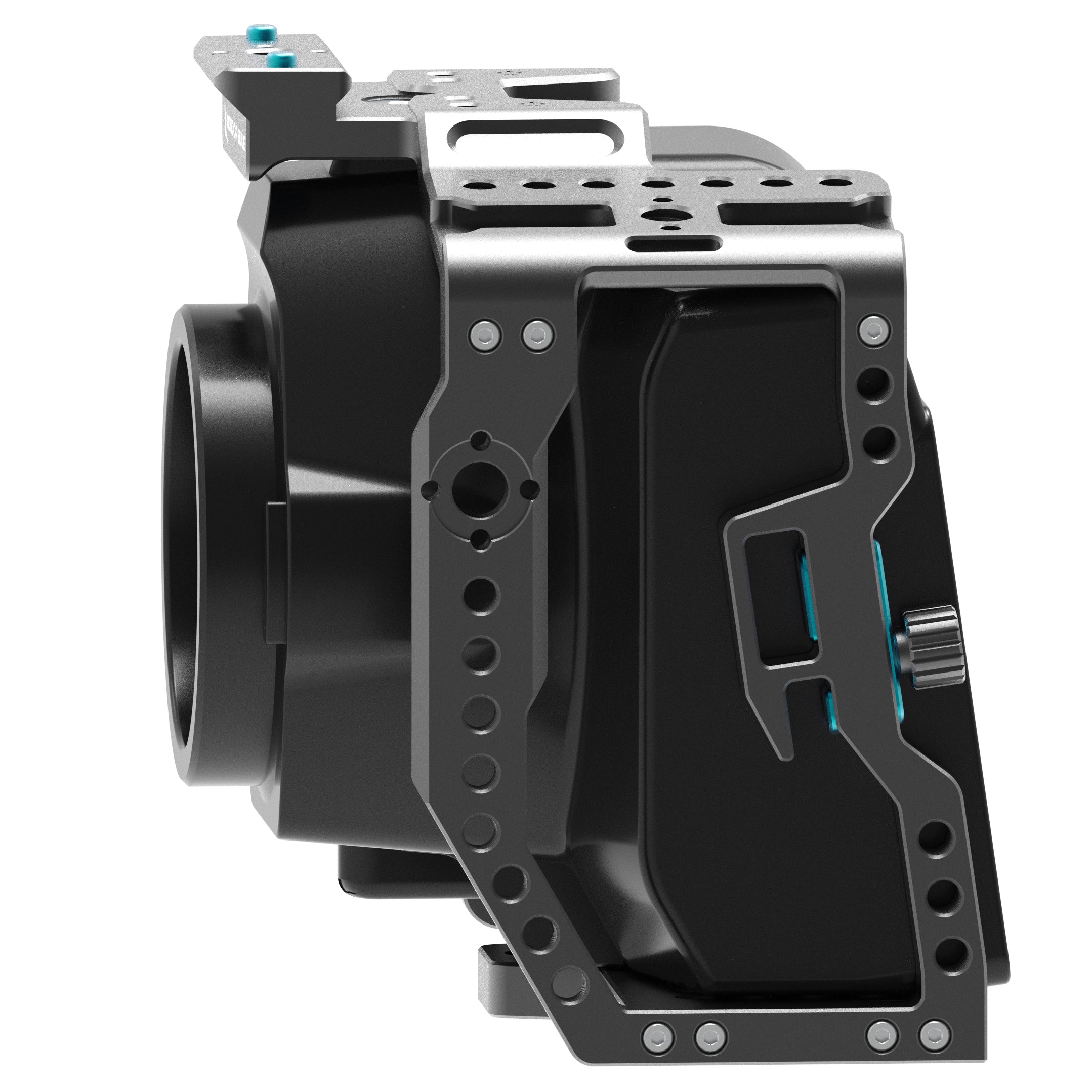 Kondor Blue Blackmagic Pocket 6K Pro Camera Cage - Space Gray (Cage Only) | Durable Aluminum Alloy Rig for Filmmaking & Vlogging Accessories