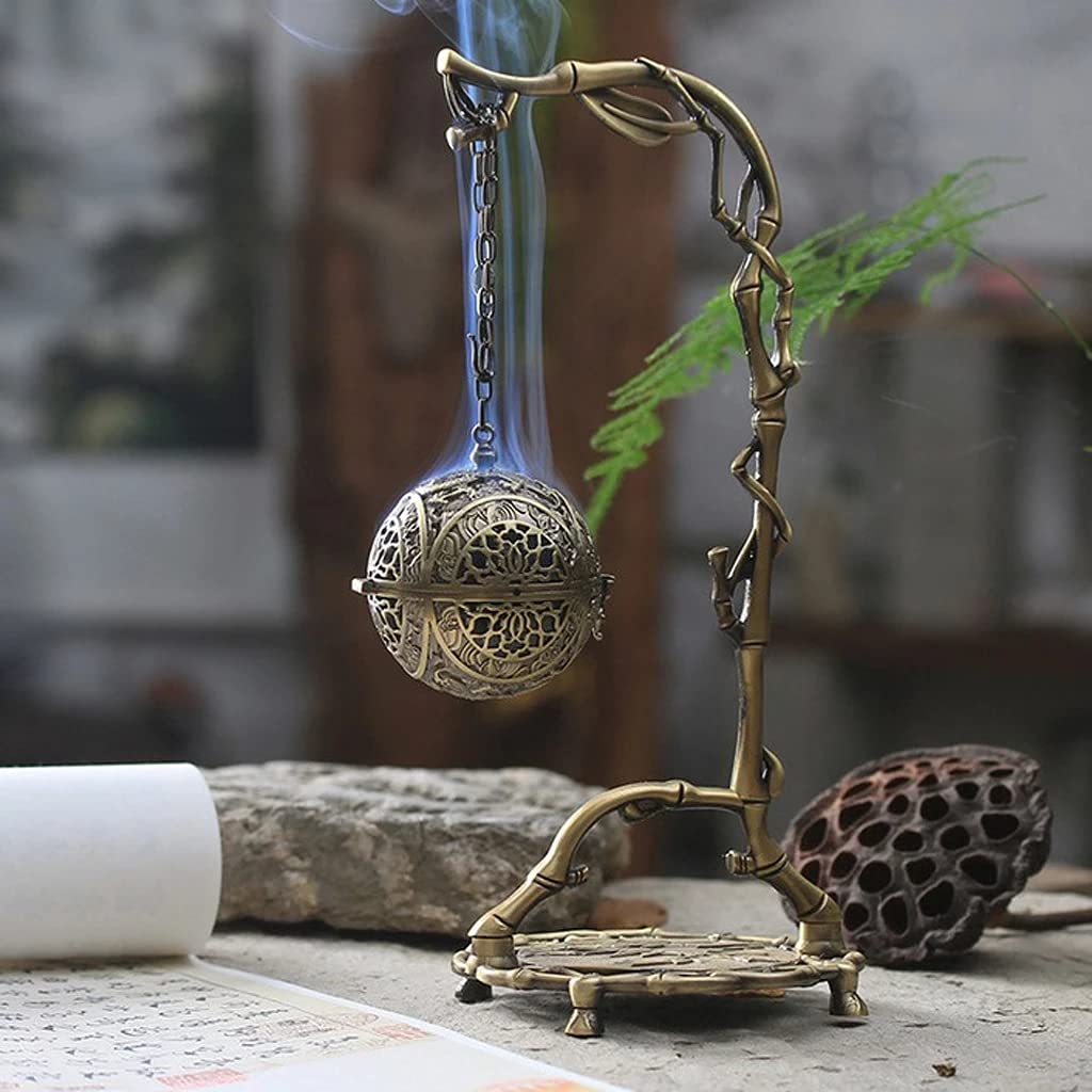 Chinese Dragon Backflow Incense Burner - Bronze Aromatherapy Decor for Home, Office, Bedroom & Car | Feng Shui Meditation & Stress Relief Gift