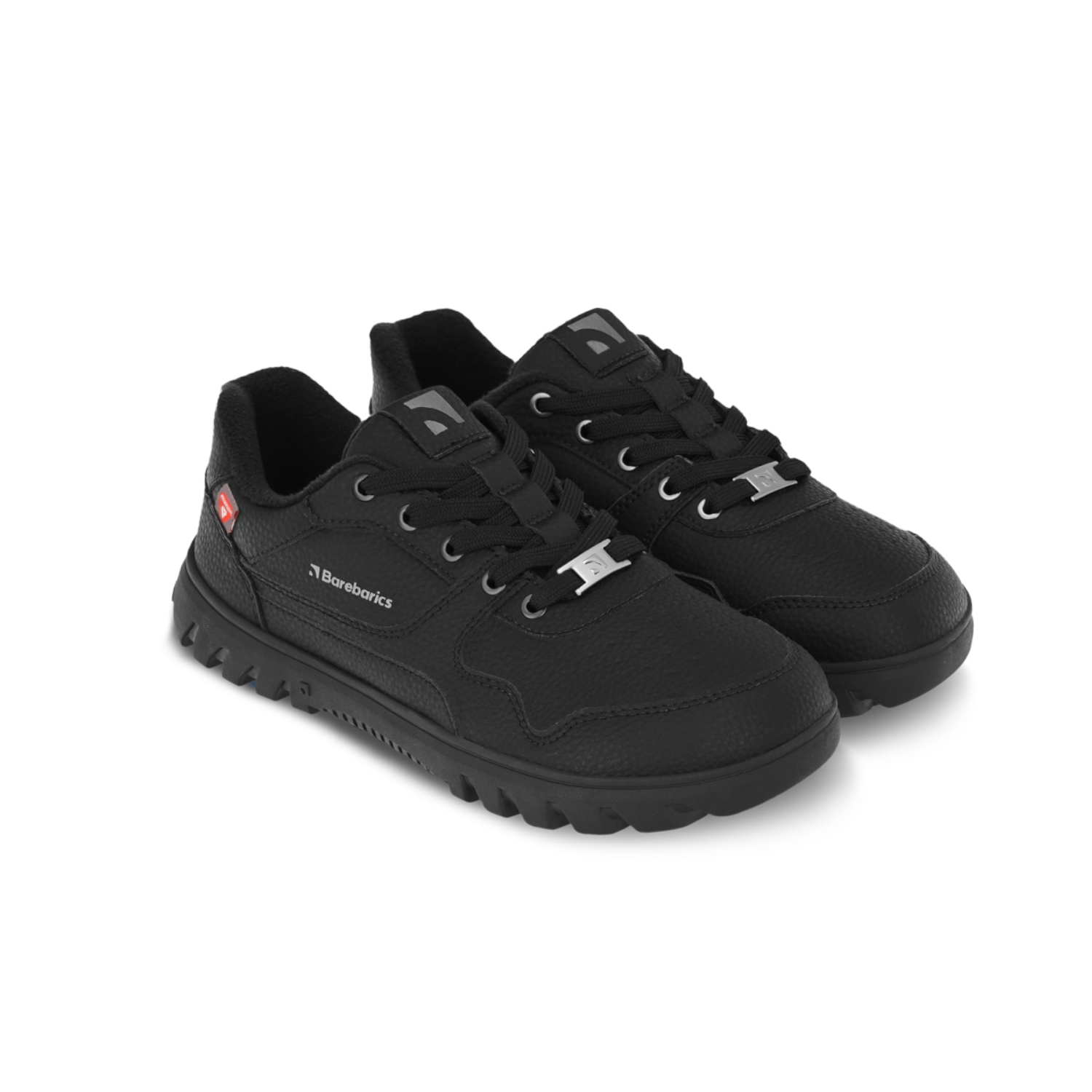 Barefoot Shoes Barebarics Zing Frost All Black - Minimalist Running & Walking Shoes for Men & Women - Perfect for Gym, Trail & Everyday Wear