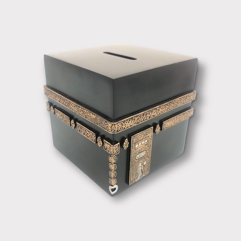 Quran Cube Kaaba Money Box - Islamic Savings Bank for Kids & Adults - Perfect for Ramadan, Eid Gifts & Home Decor