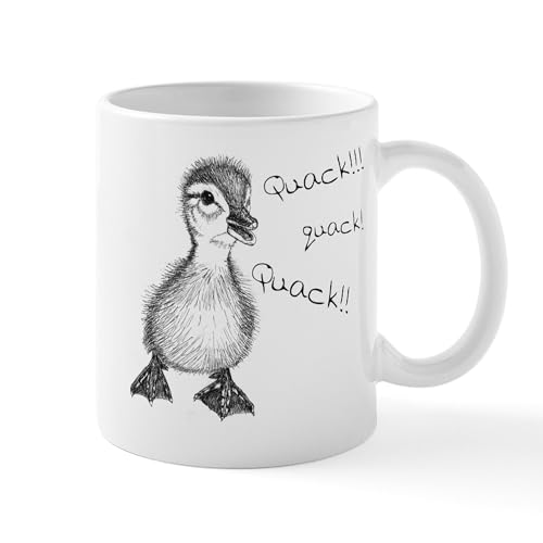White - Duckling Quack, Baby Duck Mug