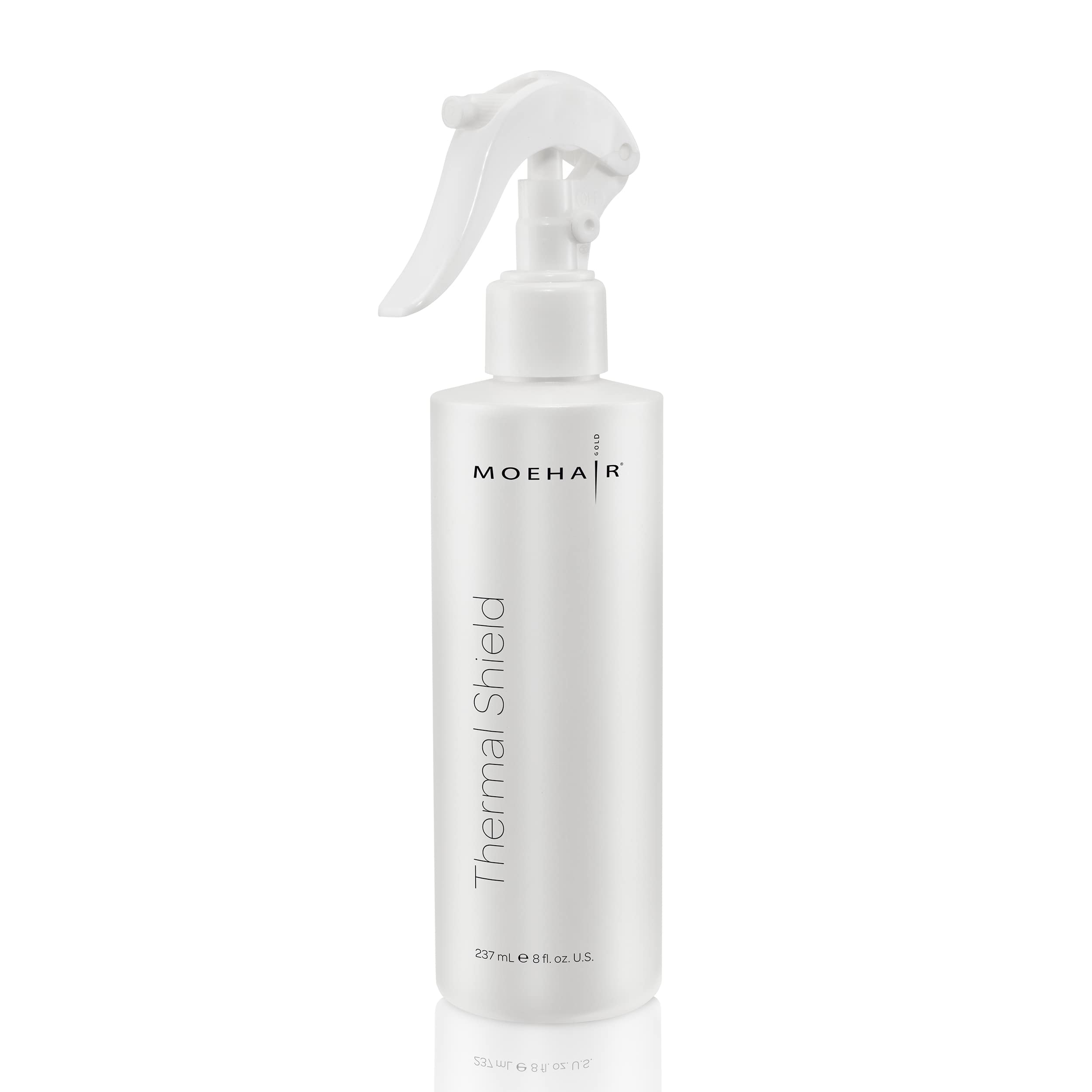 Moehair TRIO Hair Straightener Kit with Thermal Shield Spray (8 Fl Oz) & Leave-In Conditioner (12 Fl Oz) - Professional Flat Iron for Smooth, Shiny Hair at Home or Salon
