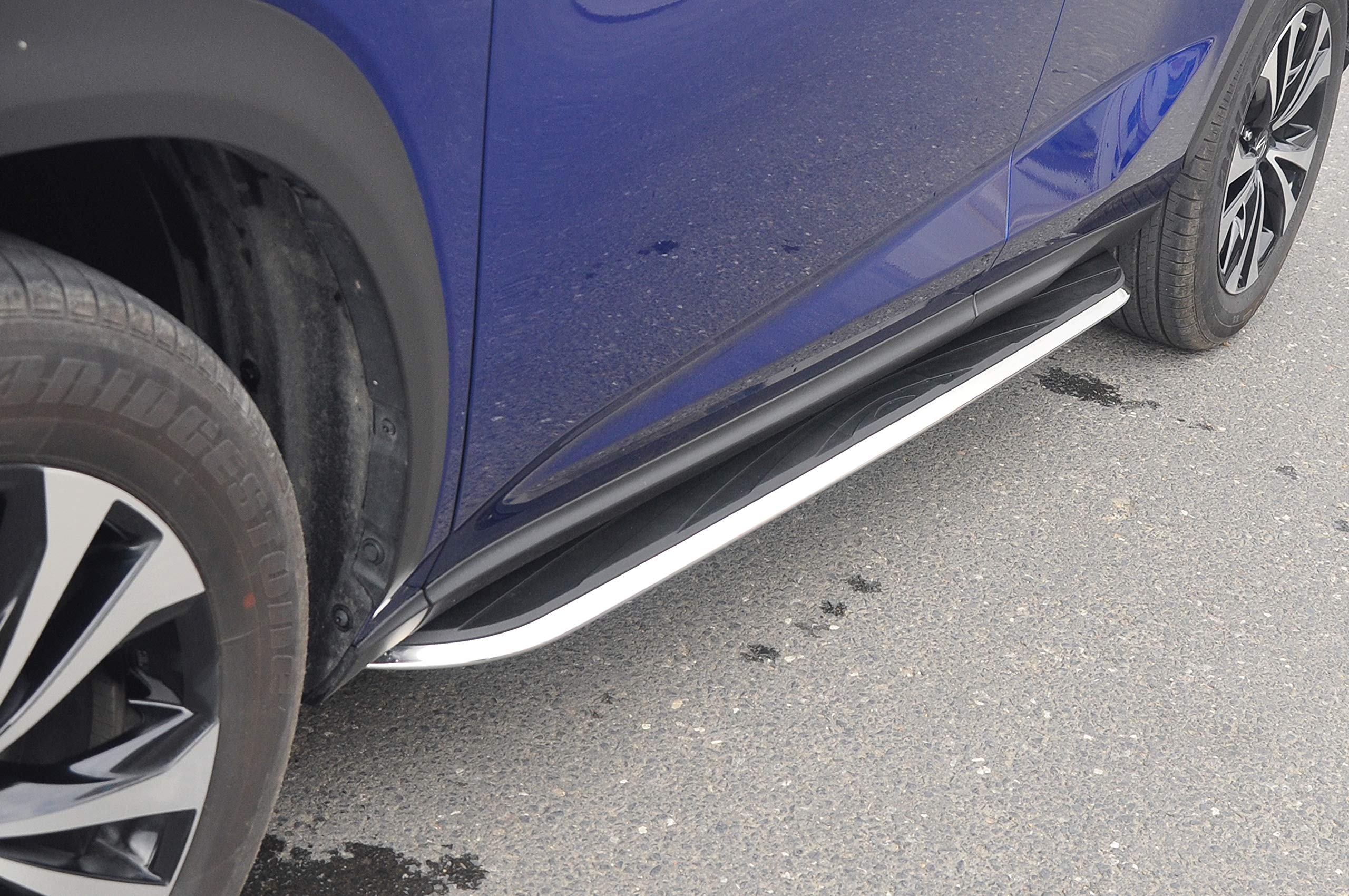 2PCS Side Step Running Boards for Lexus NX 200/300h 2015-2020 - Durable Nerf Bar & Door Protection - Perfect for Off-Roading & Daily Use