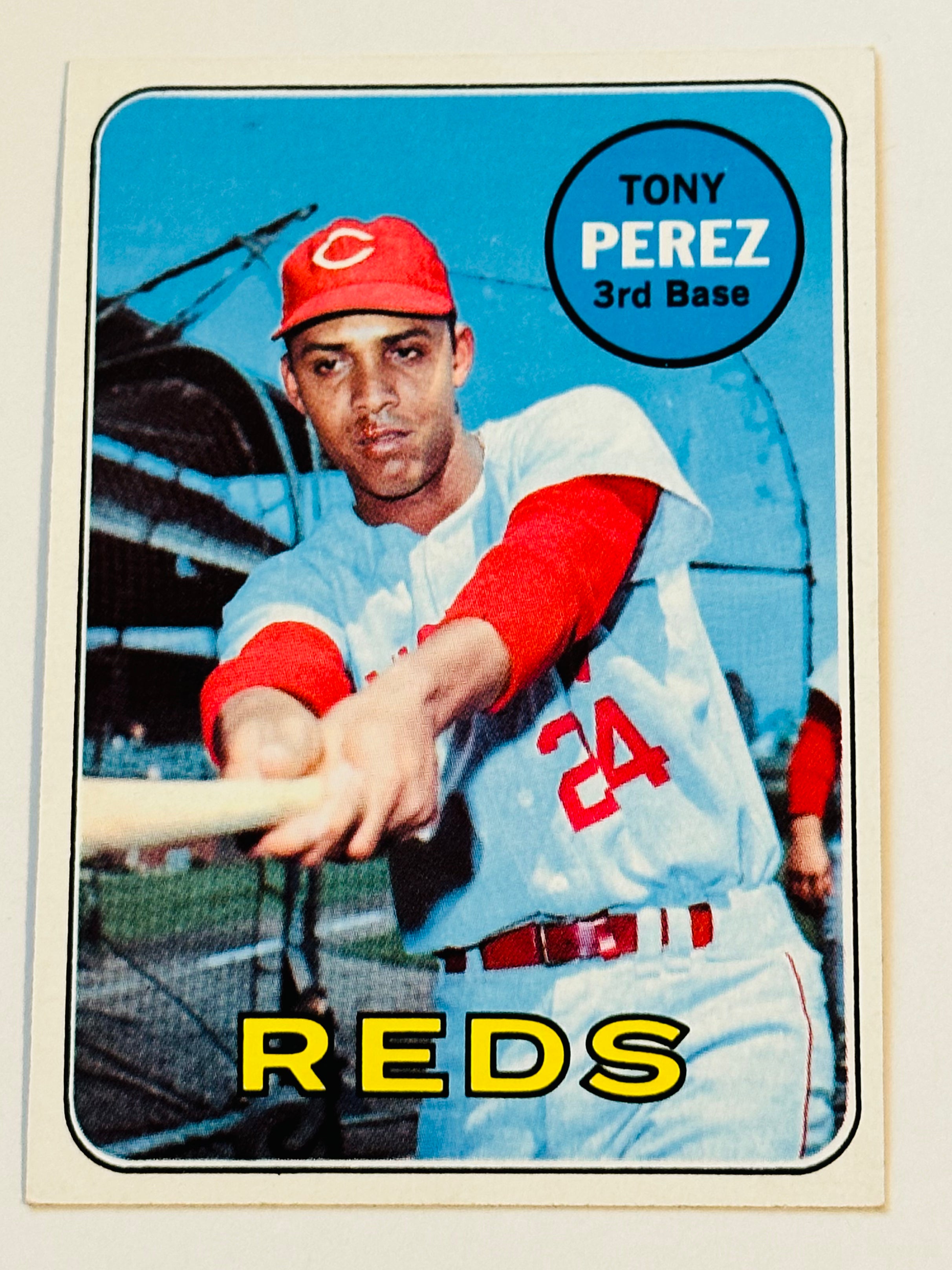 1969 Tony Perez NM High Grade Baseball Card - Perfect for Collectors, Sports Memorabilia & Vintage Card Enthusiasts