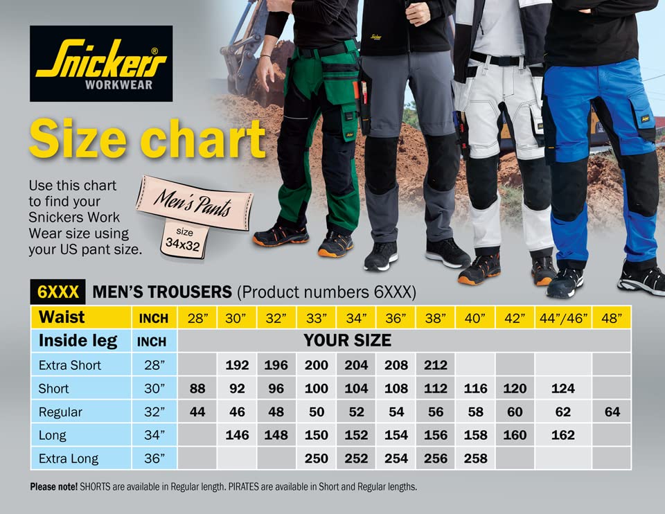 6241 Stretch Workwear Pants for Men - Slim Fit Carpenter Pants with Holster Pockets | Durable All-Round Work Pants for Construction, Carpentry & DIY Projects