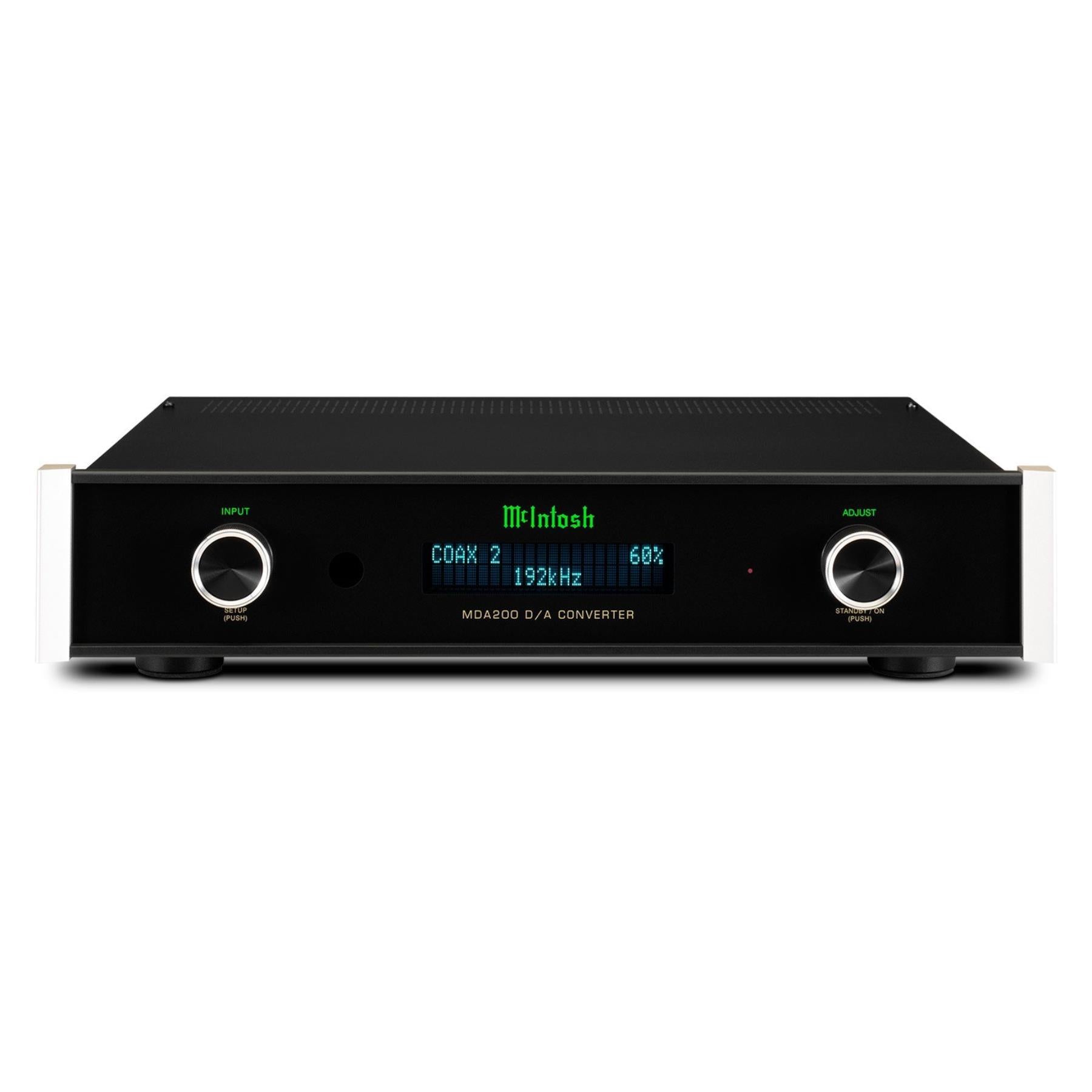McIntosh MDA200 High-Resolution Digital-to-Analog Converter (DAC) for Audiophiles - Perfect for Home Theater & Music Listening