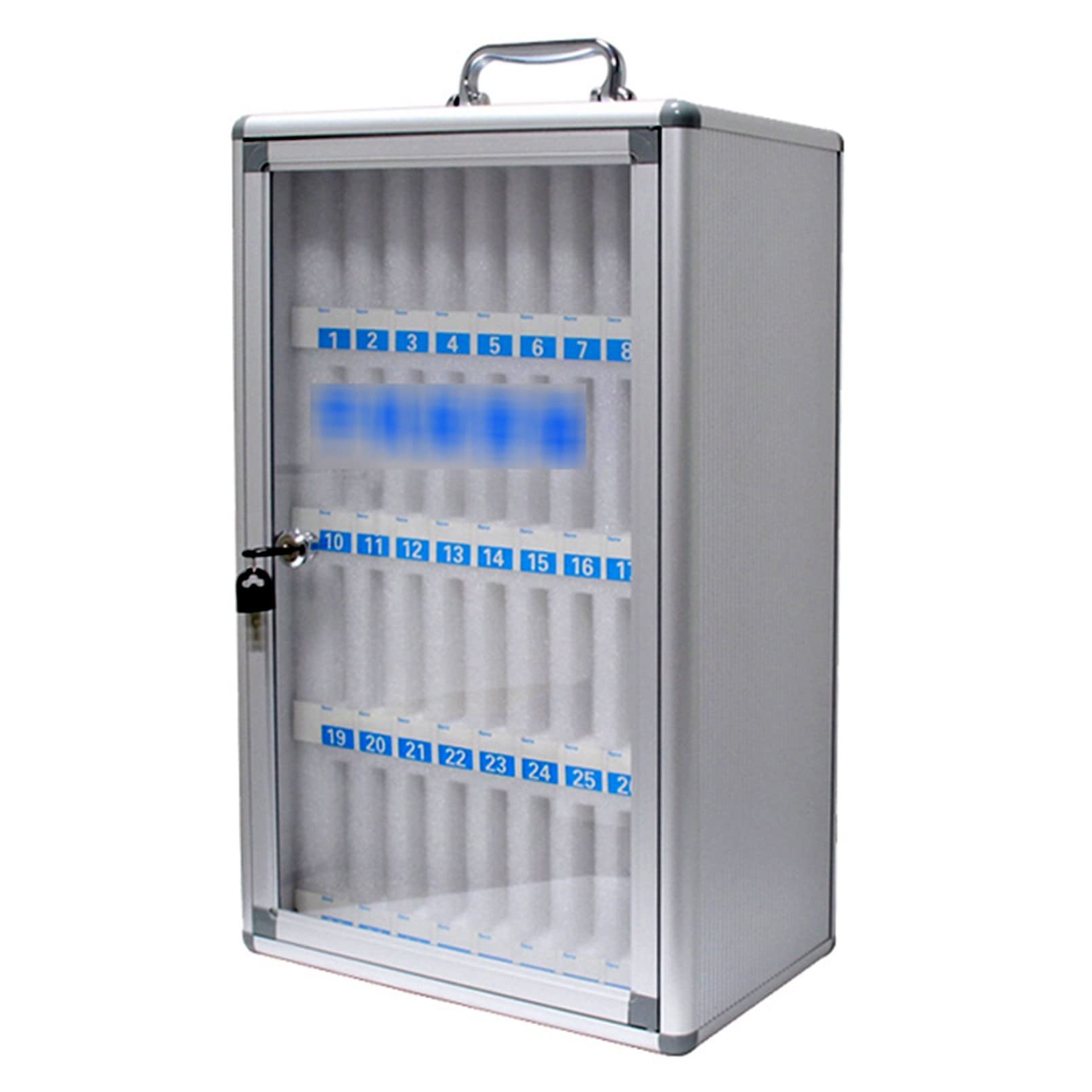 Stainless Steel Mobile Phone Locker - 12/24/36/48/60 Slots Storage Organizer for Staff & Students | Secure Cell Phone Storage Box | Perfect for Schools, Offices & Public Spaces (36 Slots)