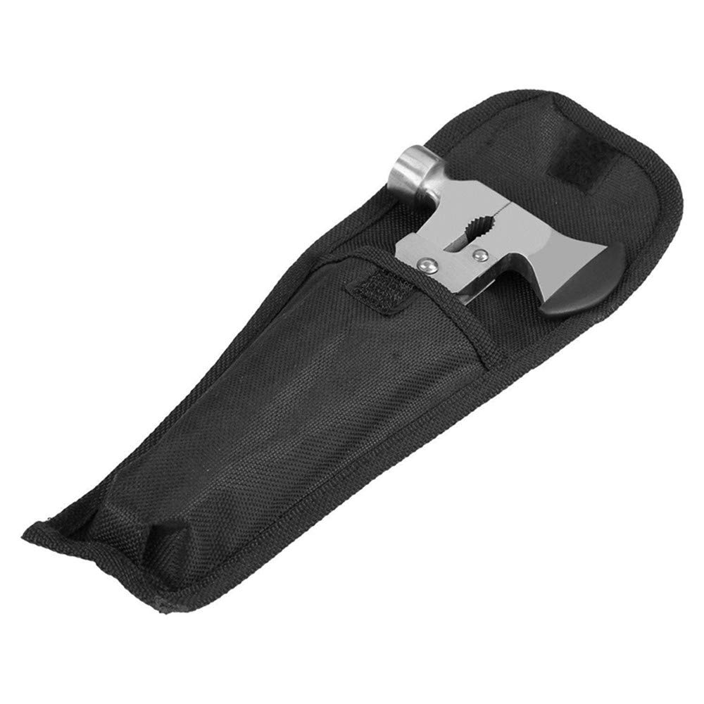 Best Portable Multipurpose Camping Hatchet - Survival Axe with Wood Inlay Handle, Heavy Duty Metal Outdoor Tool for Hiking, Bushcraft & Emergency - Perfect Gift for Men & Women