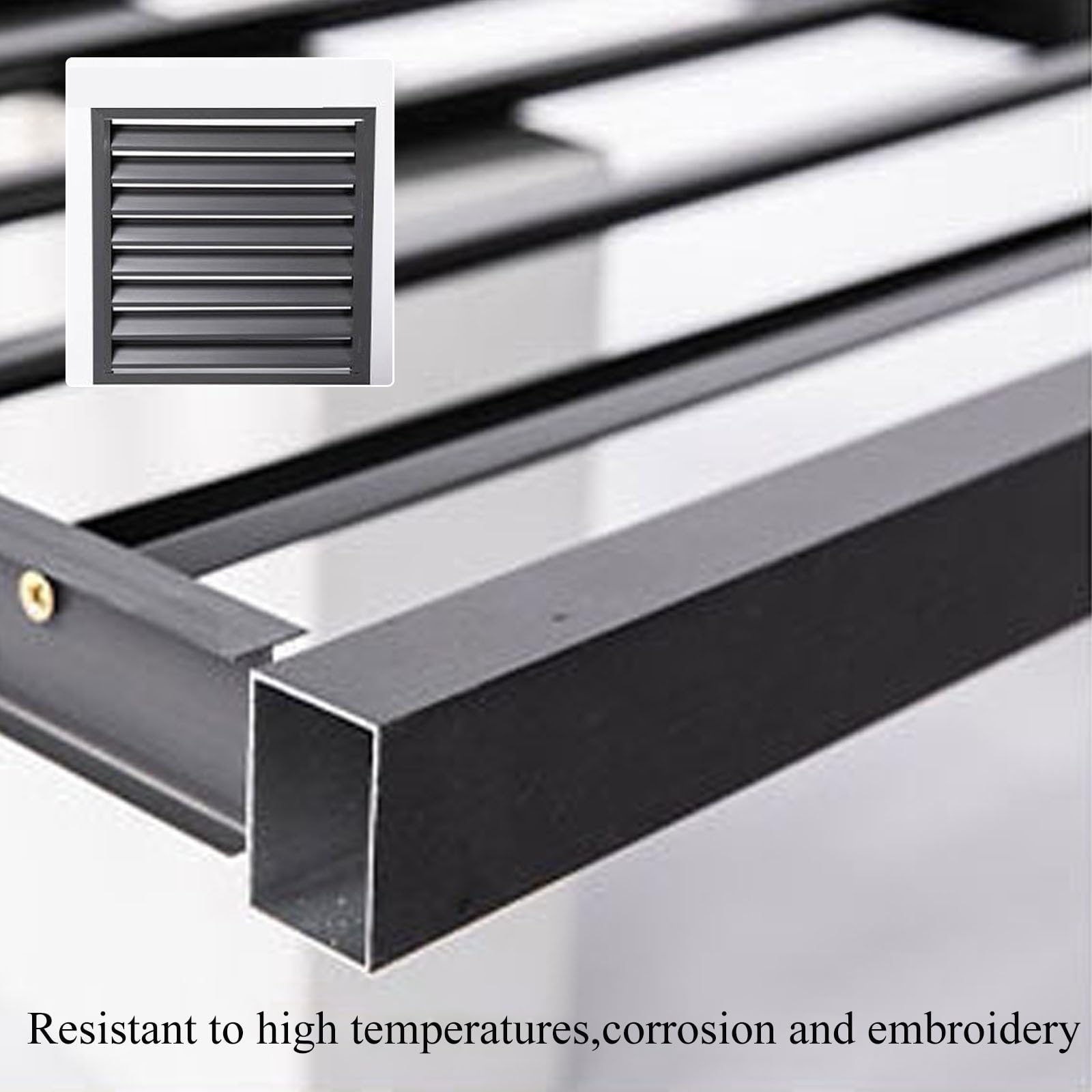 Waterproof Outdoor AC Unit Cover - Durable Metal Air Conditioner Fence & Privacy Screen for Mini Split Condenser (44
