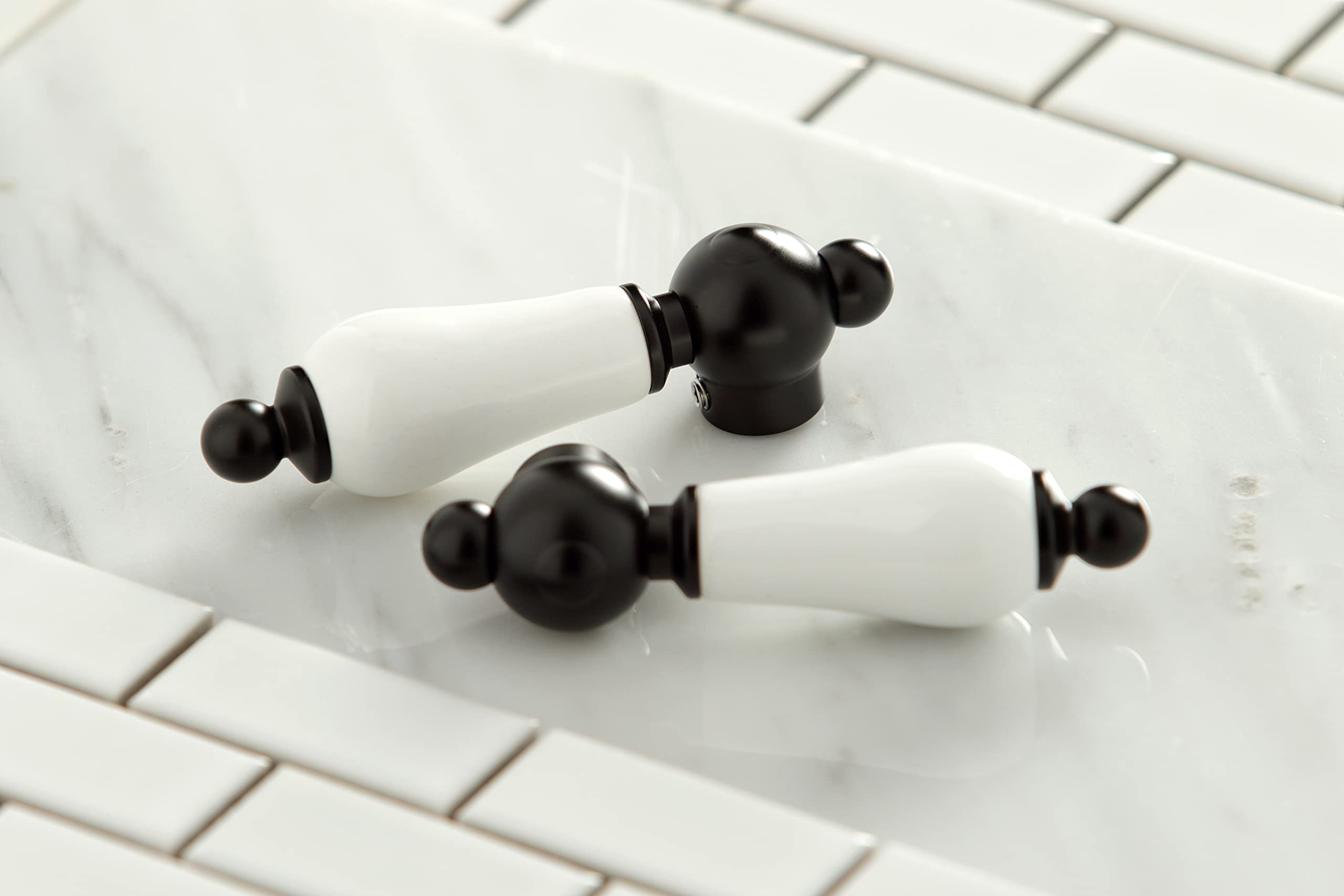 Kingston Brass KS2345PL 8-Inch Adjustable Center Roman Tub Faucet in Oil Rubbed Bronze - Perfect for Bathroom Renovation & Luxury Bathtub Installation