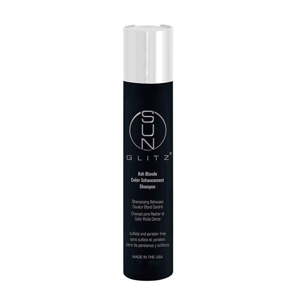 Sunglitz Color Enhancing Shampoo for Ash Blonde Hair - 12 oz Bottle - Tones & Brightens Blonde Hair - Perfect for Salon Quality Results at Home
