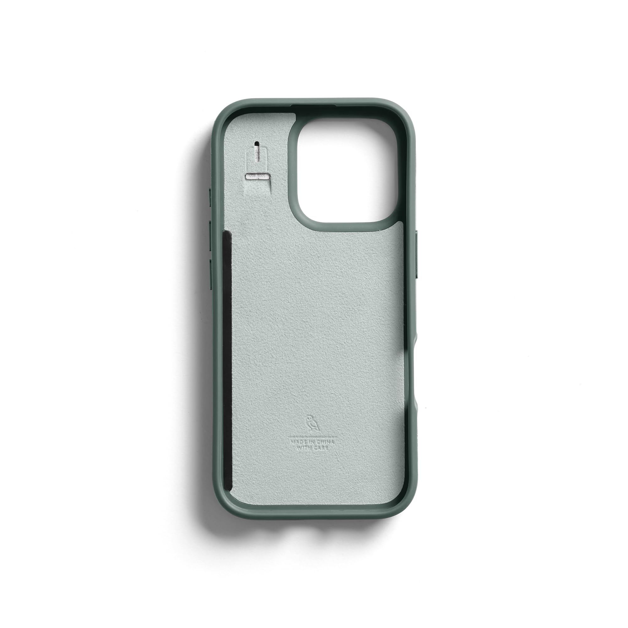 Bellroy Premium Leather iPhone 16 Pro Case with 3 Card Holder - Slim Wallet Phone Cover for iPhone 16 Pro in Agave Green | Perfect for Travel, Work & Everyday Use
