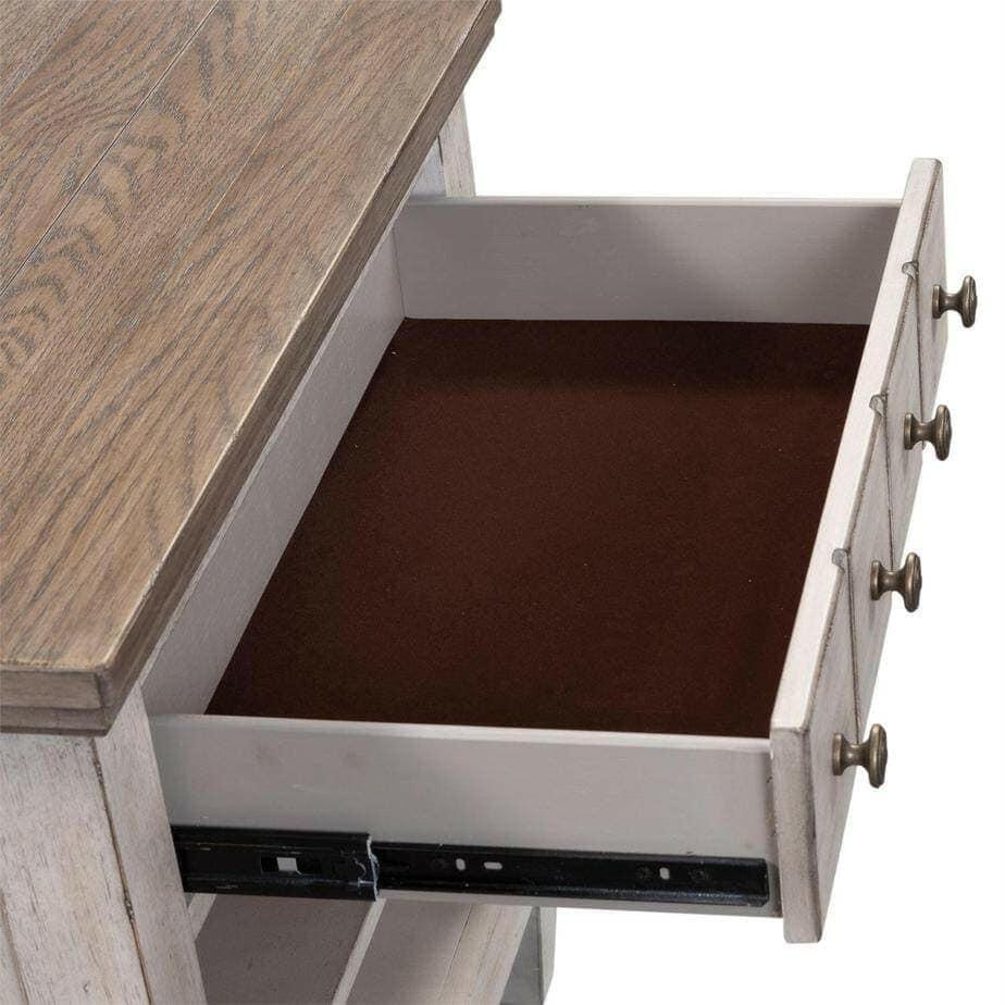 Heartland Nightstand with Drawer - Modern Bedside Table for Bedroom, Living Room, or Office - 824 BR61 Solid Wood Night Stand with Storage Space