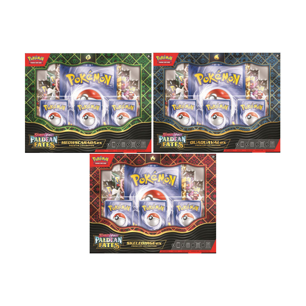 Pokémon Scarlet and Violet Paldean Fates Premium Collection - Exclusive Trading Card Game Set for Collectors & Battles | Perfect for Tournaments, Gifts & Display