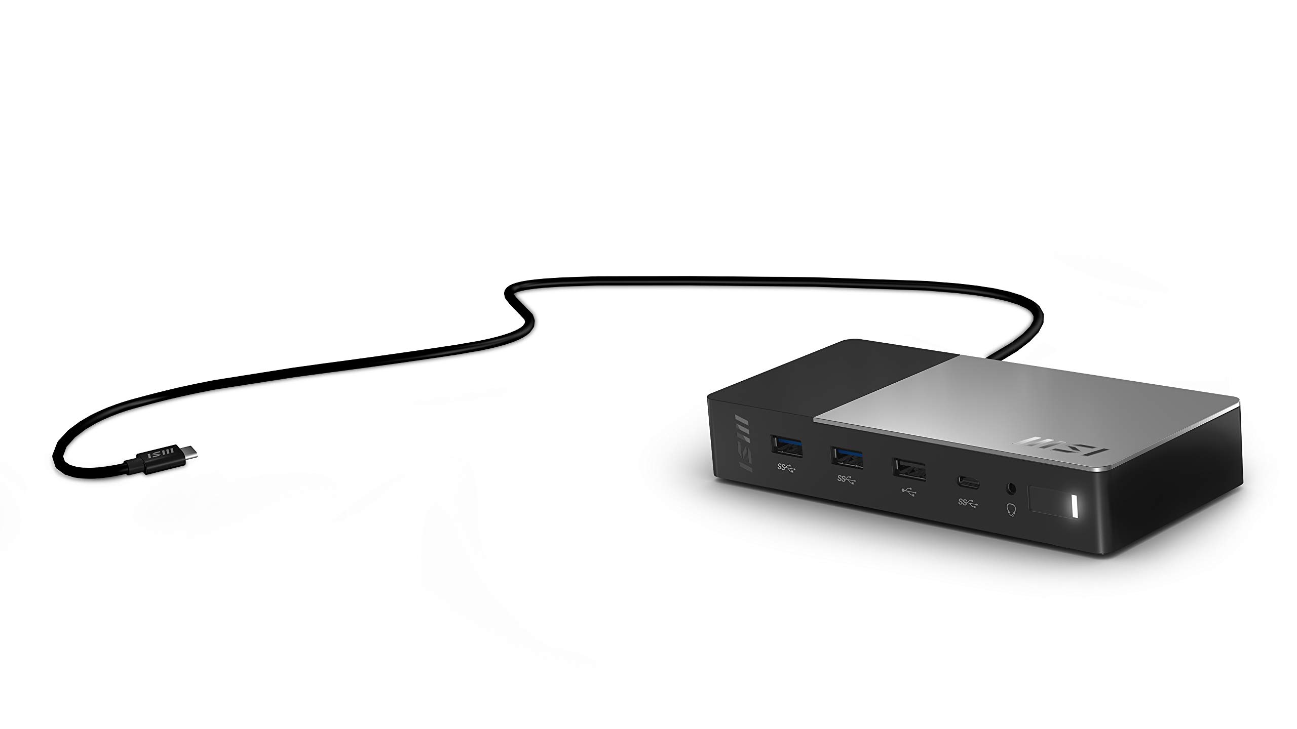 MSI 2nd Gen USB C Docking Station - 4K HDMI, 100W PD, 6 Ports - for MacBook Pro, Dell XPS, HP Laptop - Home Office & Remote Work Setup