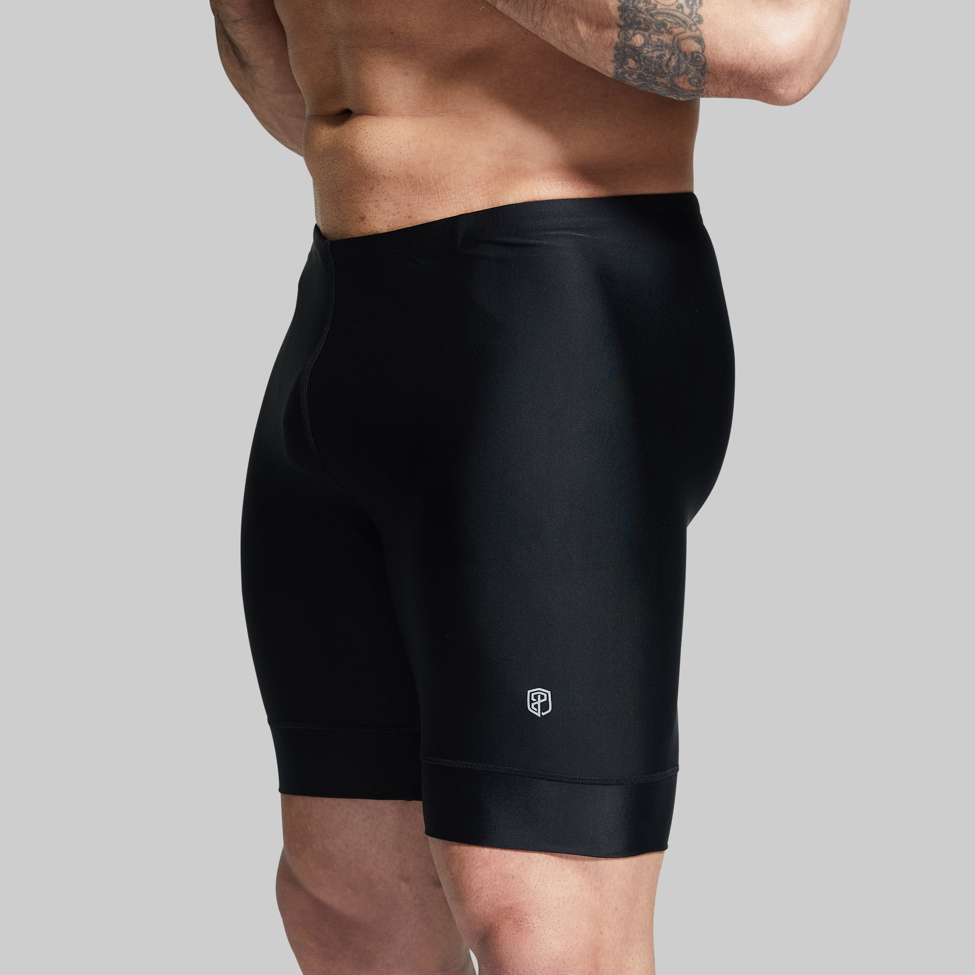 Men's Swim Jammer - Black Performance Swimwear for Competitive Swimming & Water Sports | Ideal for Lap Swimming, Triathlon Training & Beach Activities