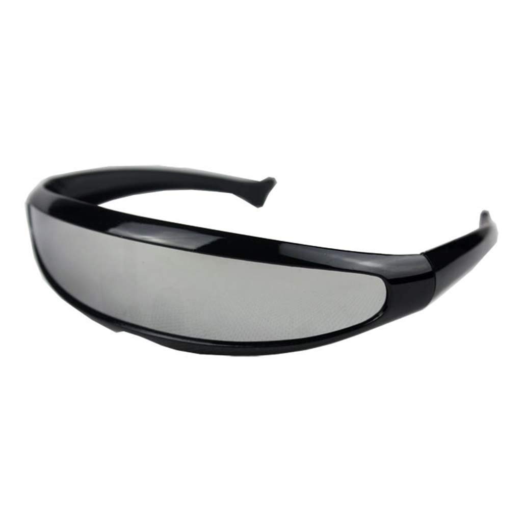 F_Gotal Men's Polarized Fishtail Sunglasses - Military Style Metal Frame UV Protection for Cycling, Driving & Outdoor Sports | Durable Uni-Lens Design for Running, Hiking & Beach Activities