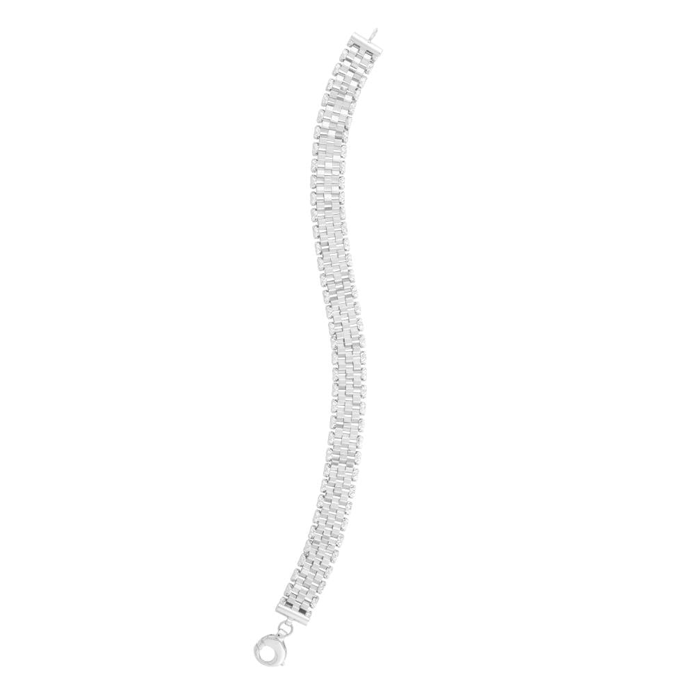14K Gold Faceted Panther Link Bracelet for Women - Elegant Statement Jewelry for Parties, Date Nights & Special Occasions
