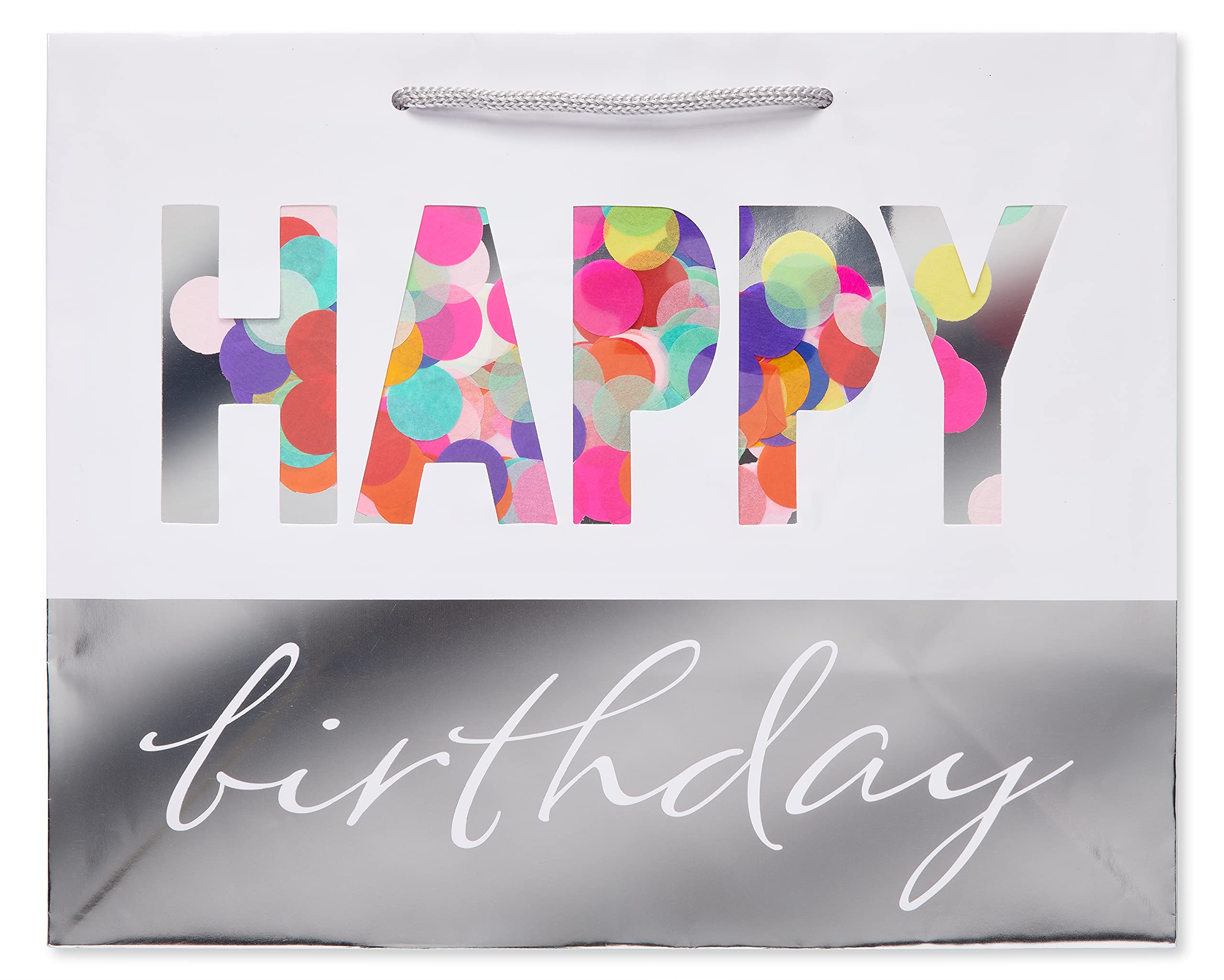 American Greetings 13-Inch Large Gift Bags Bundle (6-Pack) - Perfect for Birthdays, Baby Showers, Congratulations & All Special Occasions - Great for Party Favors, Holiday Gifts & Event Decorations