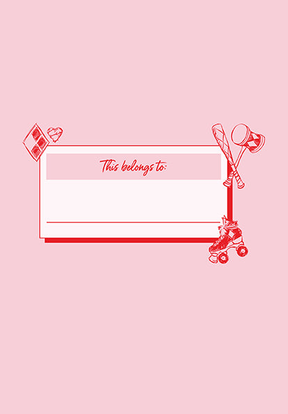 Harley Quinn Notebook with Ribbon Charm - Cute Journal for Writing, Sketching & Note Taking - Perfect Gift for Fans, Students & Artists