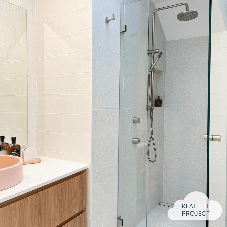 Paddington White Terrazzo Look Tile - Premium Porcelain Floor & Wall Tiles - Perfect for Kitchen Backsplash, Bathroom & Living Room Decor