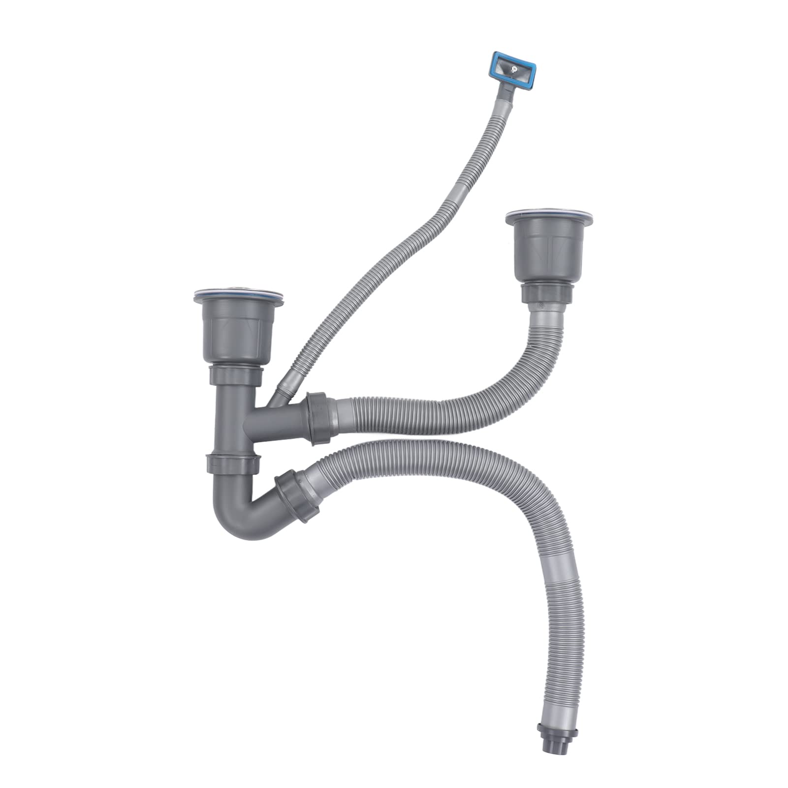 Universal Expandable Kitchen Sink Drain Hose Kit - Quick Draining with Deodorant for All Sink Types | Perfect for Home Kitchen, RV & Camper Plumbing